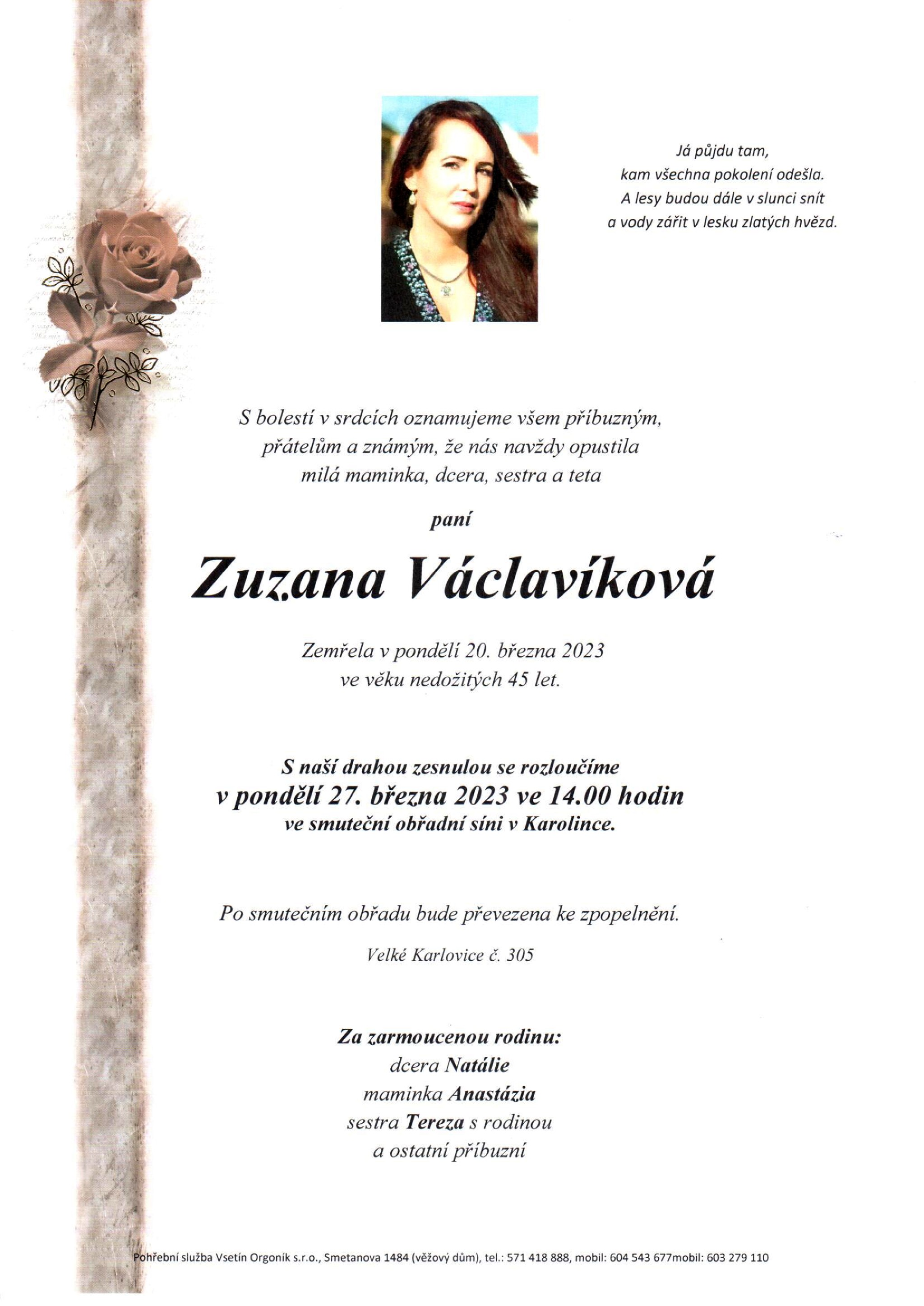Zuzana Václavíková