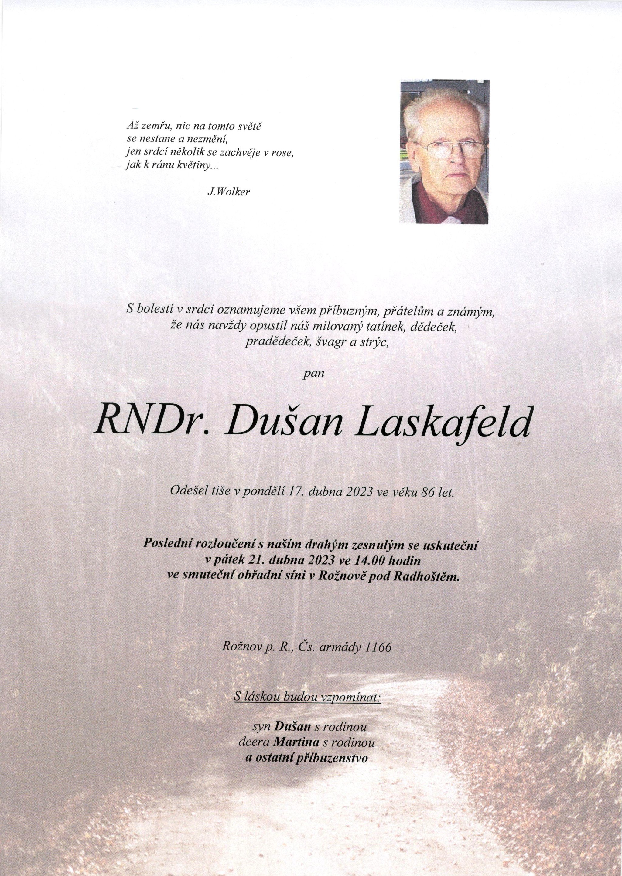 RNDr. Dušan Laskafeld