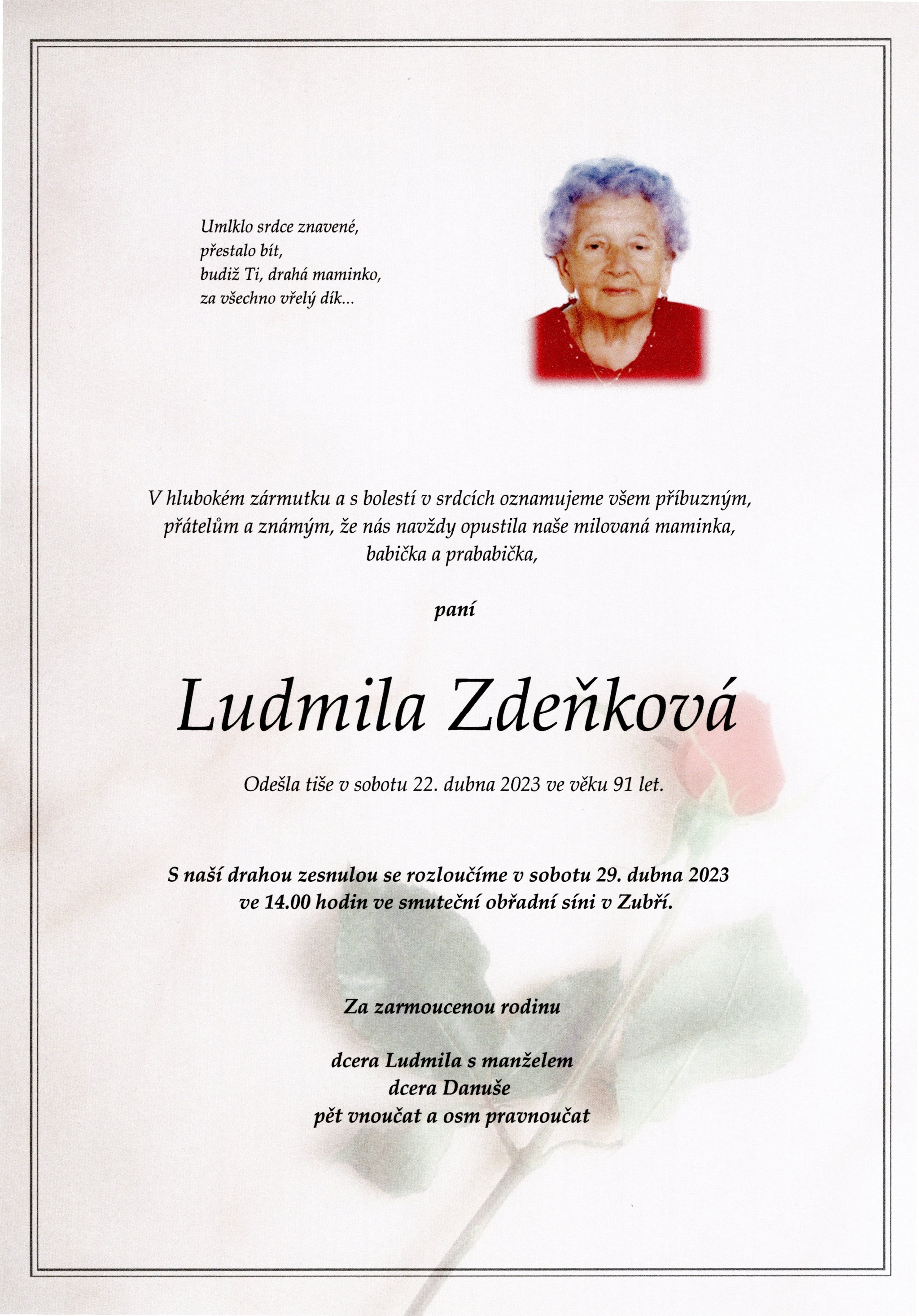 Ludmila Zdeňková