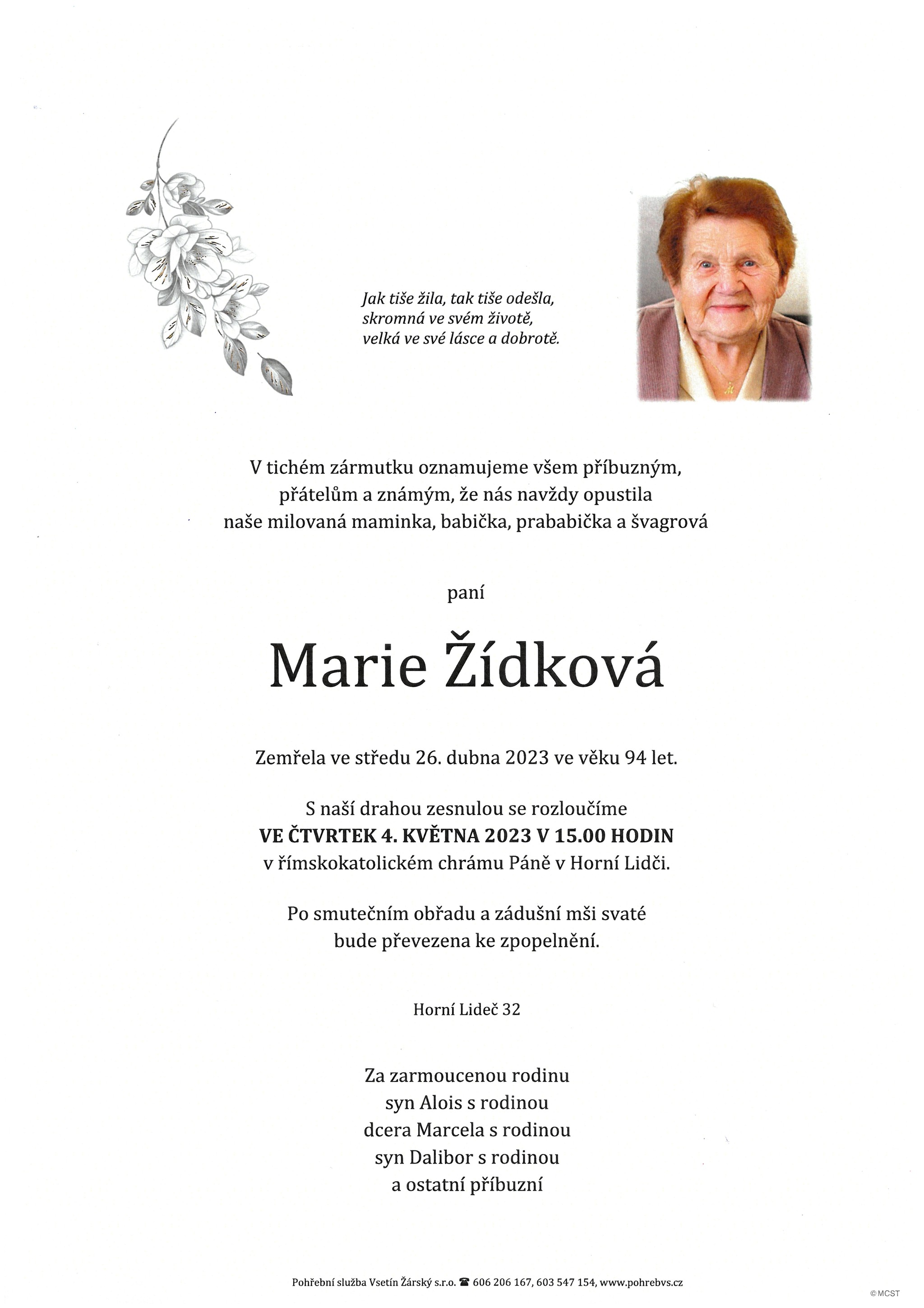 Marie Žídková