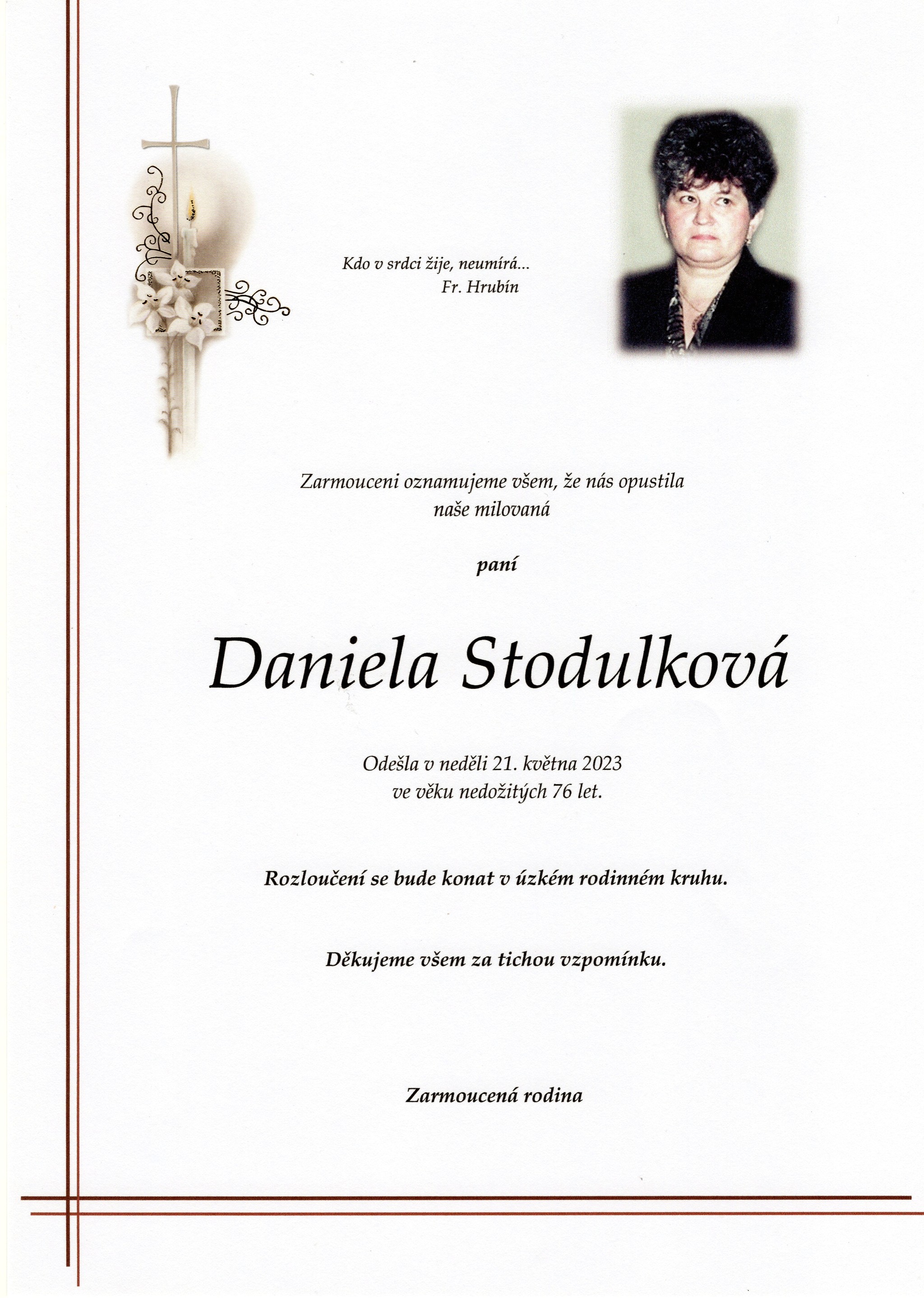 Daniela Stodulková