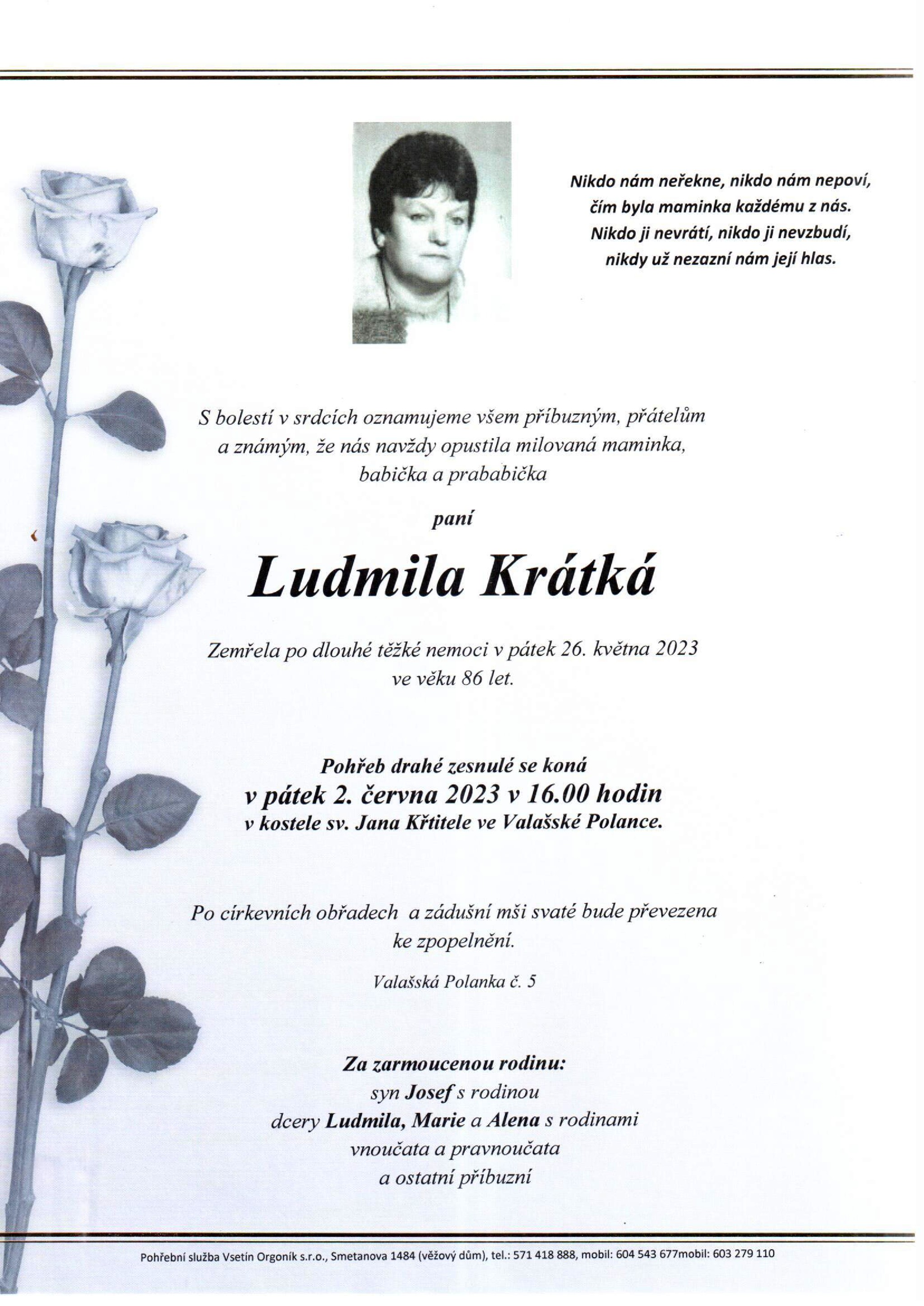 Ludmila Krátká