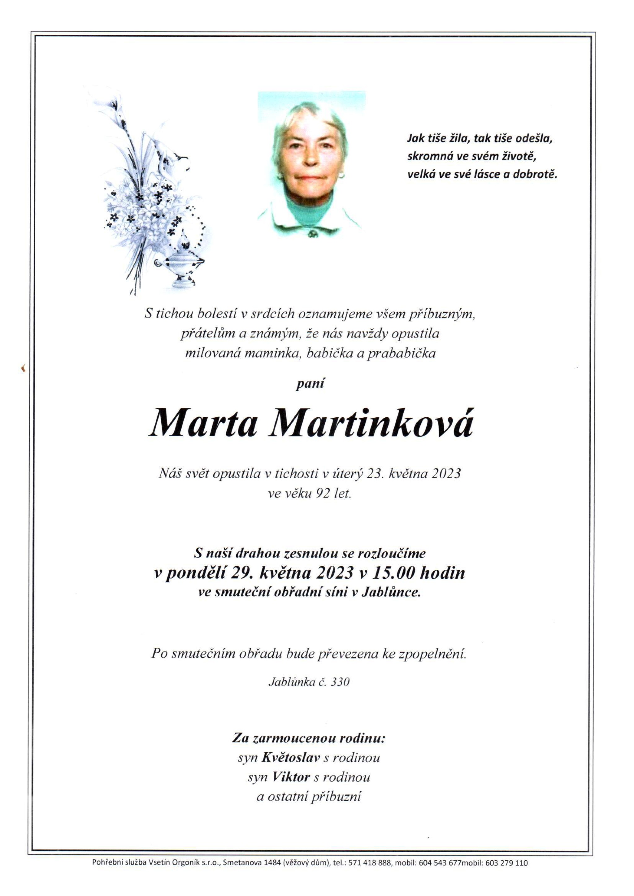 Marta Martinková