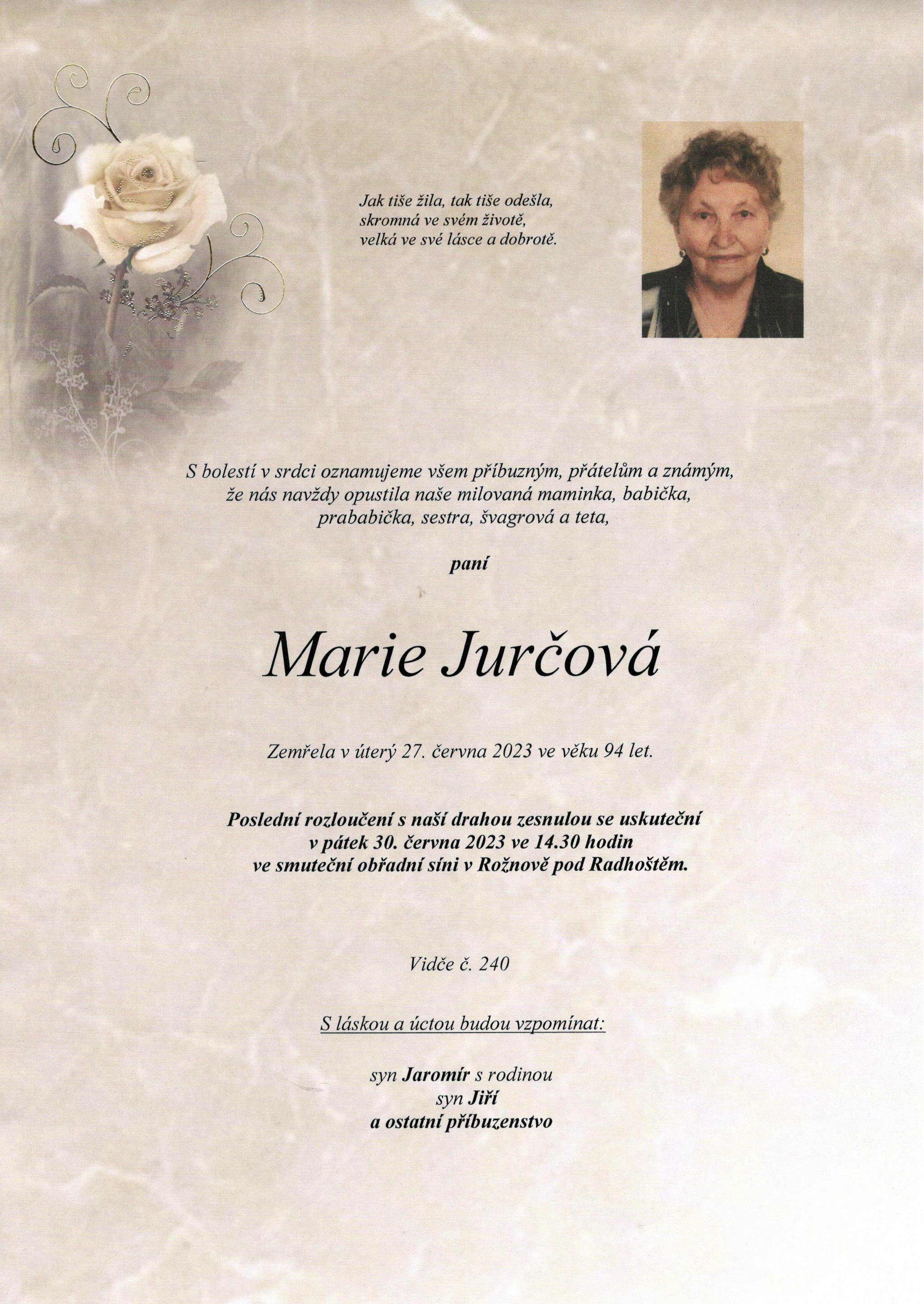 Marie Jurčová
