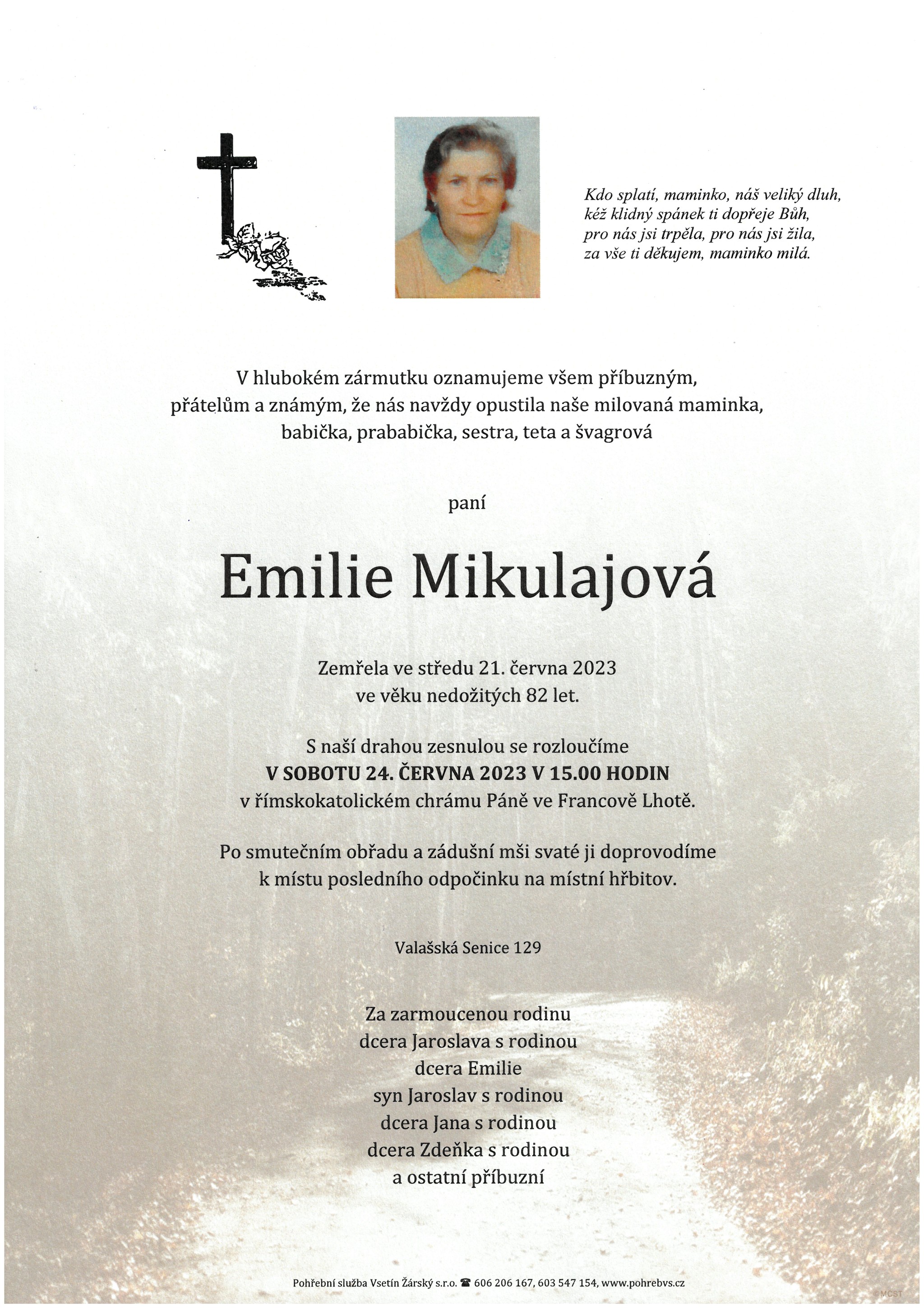 Emilie Mikulajová