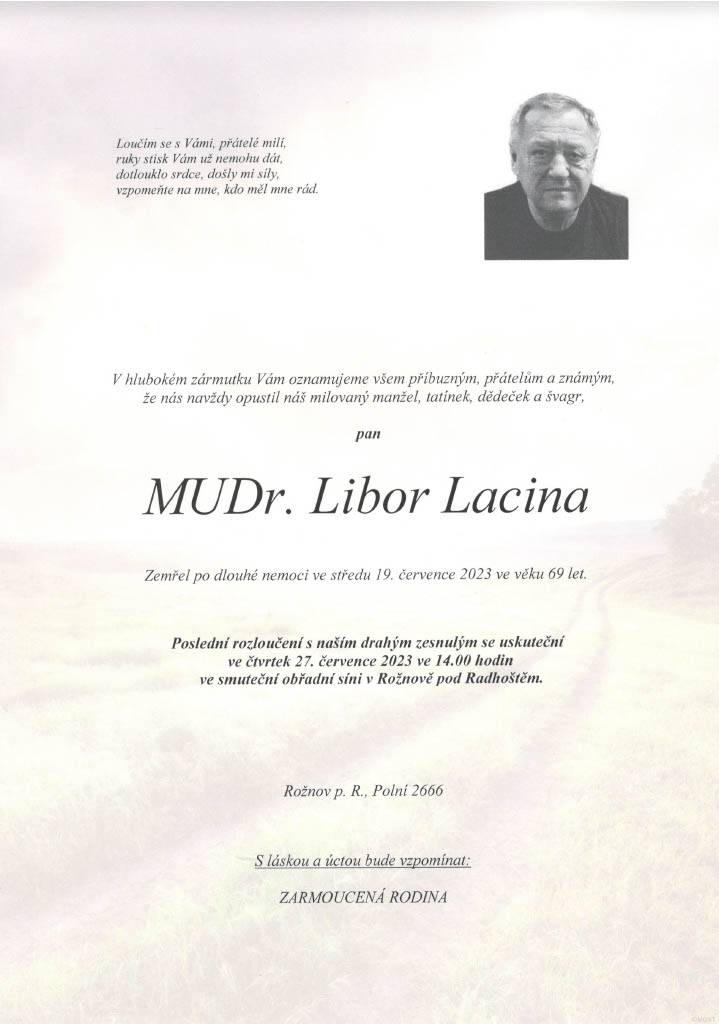 MUDr. Libor Lacina