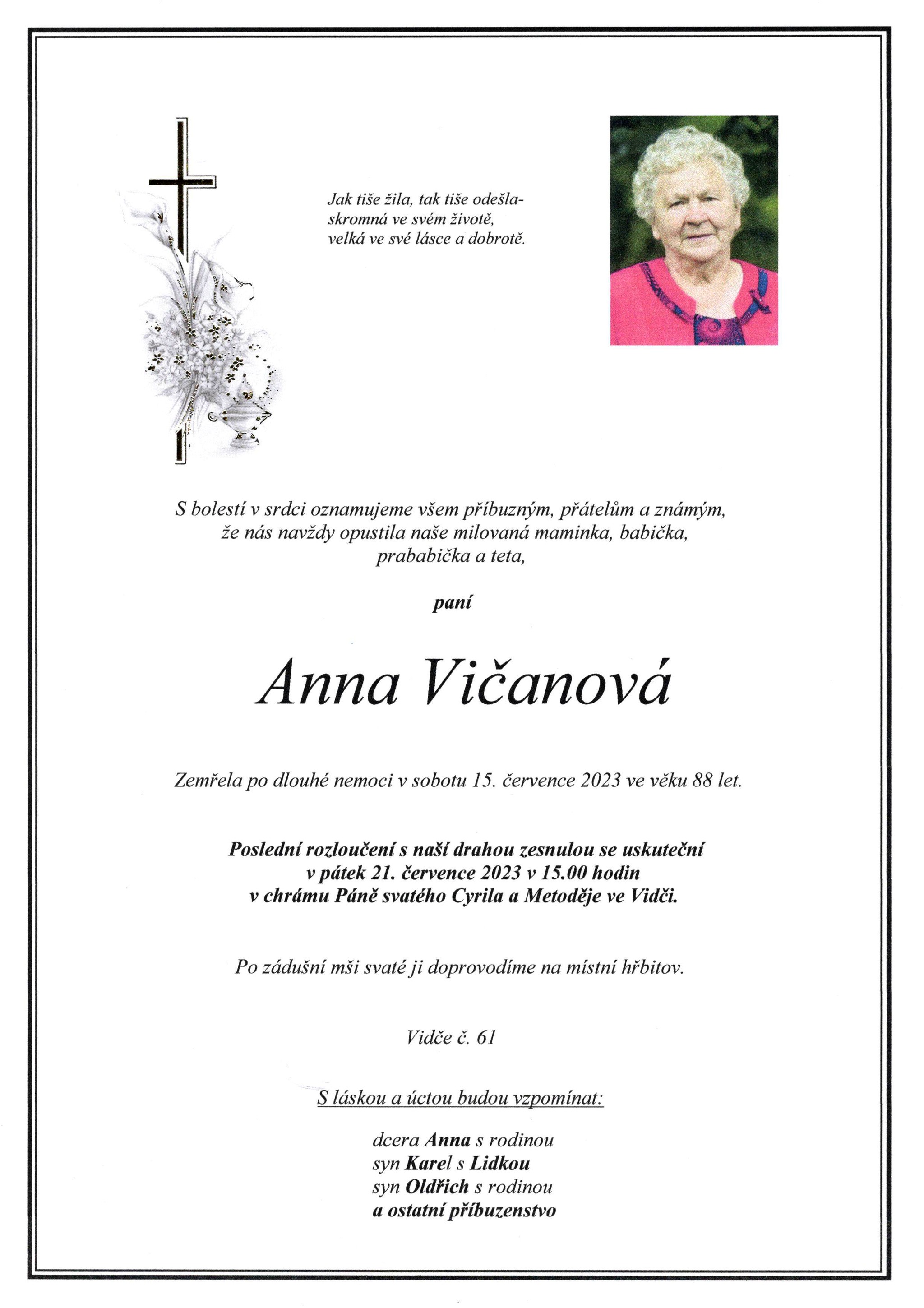 Anna Vičanová