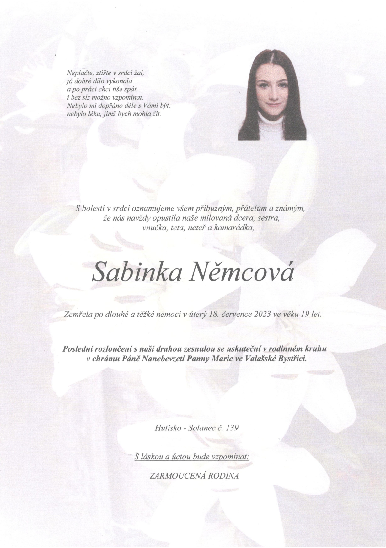 Sabinka Němcová