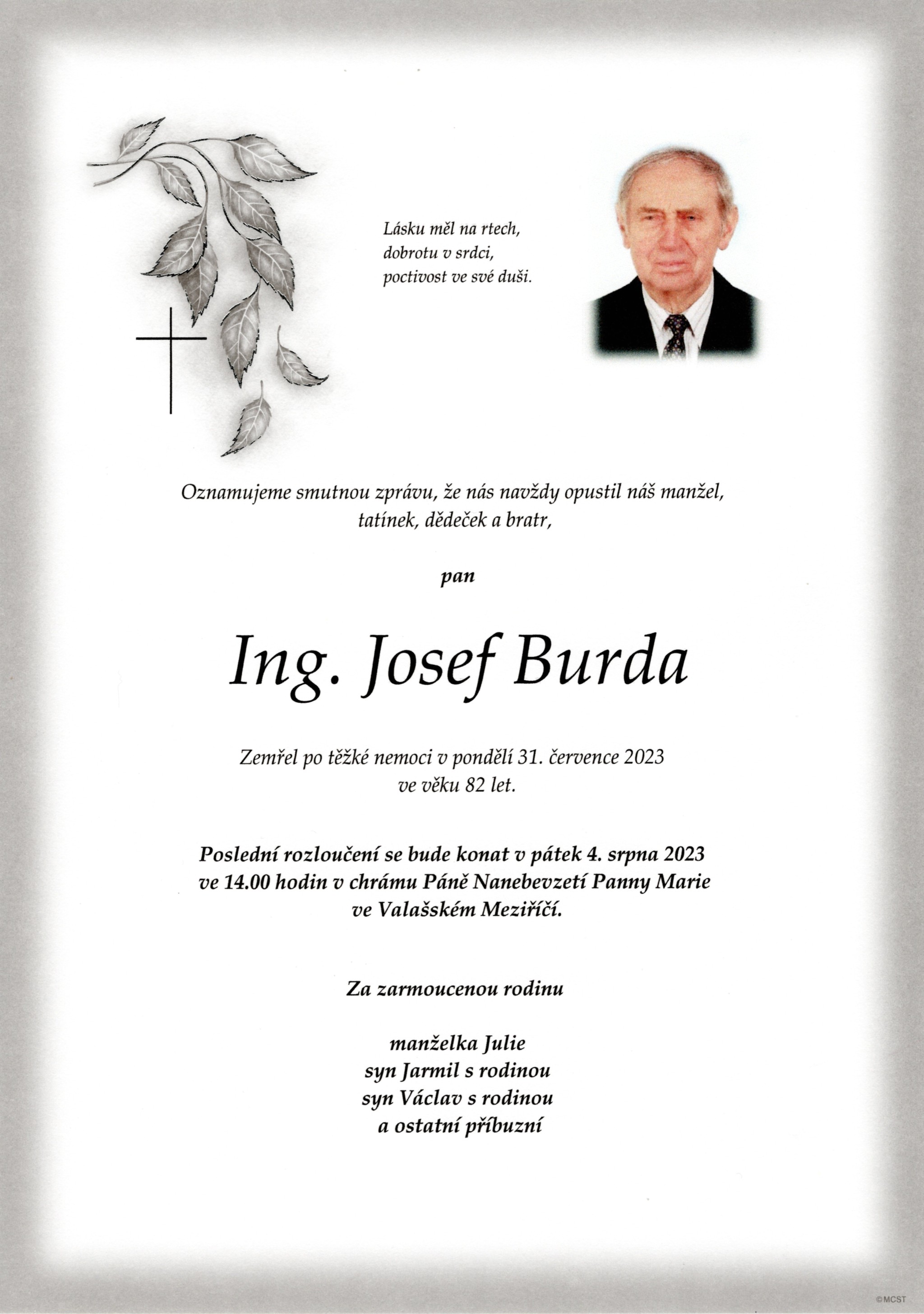 Ing. Josef Burda
