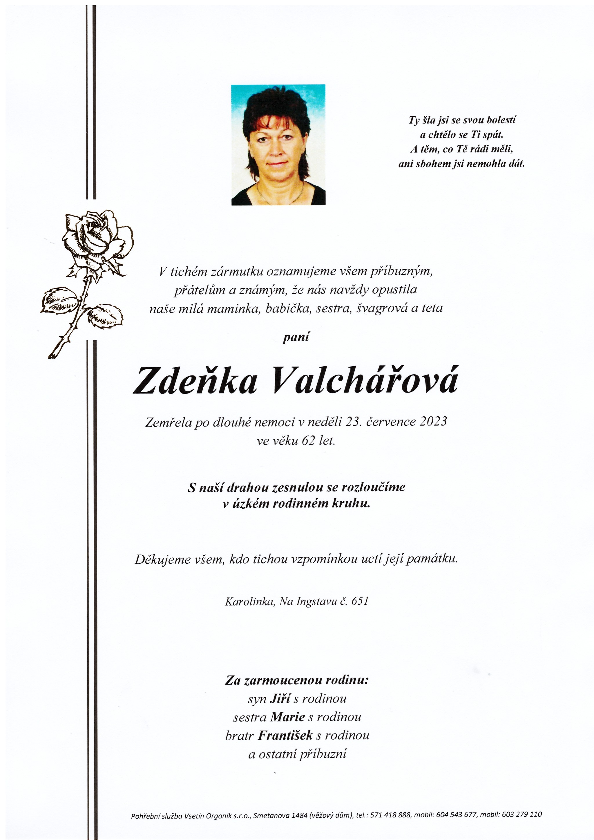Zdeňka Valchářová