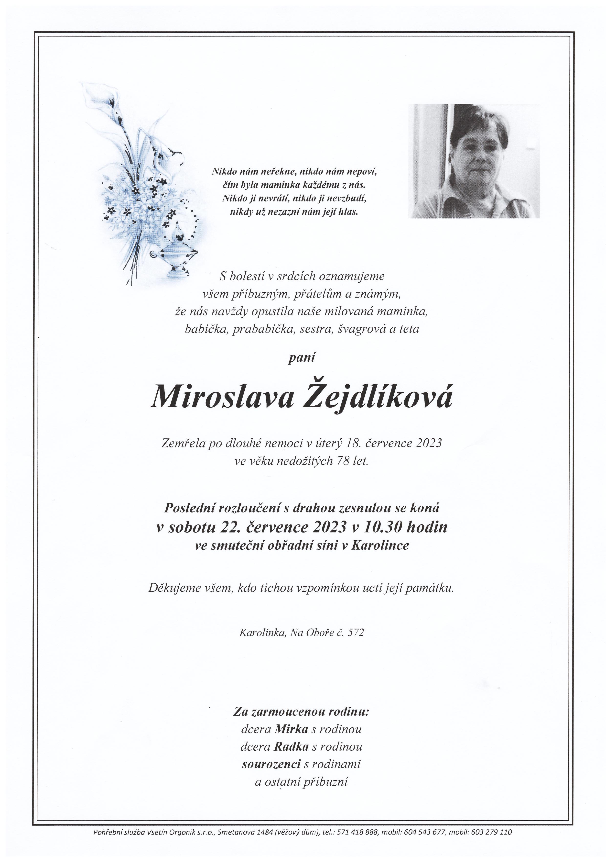 Miroslava Žejdlíková