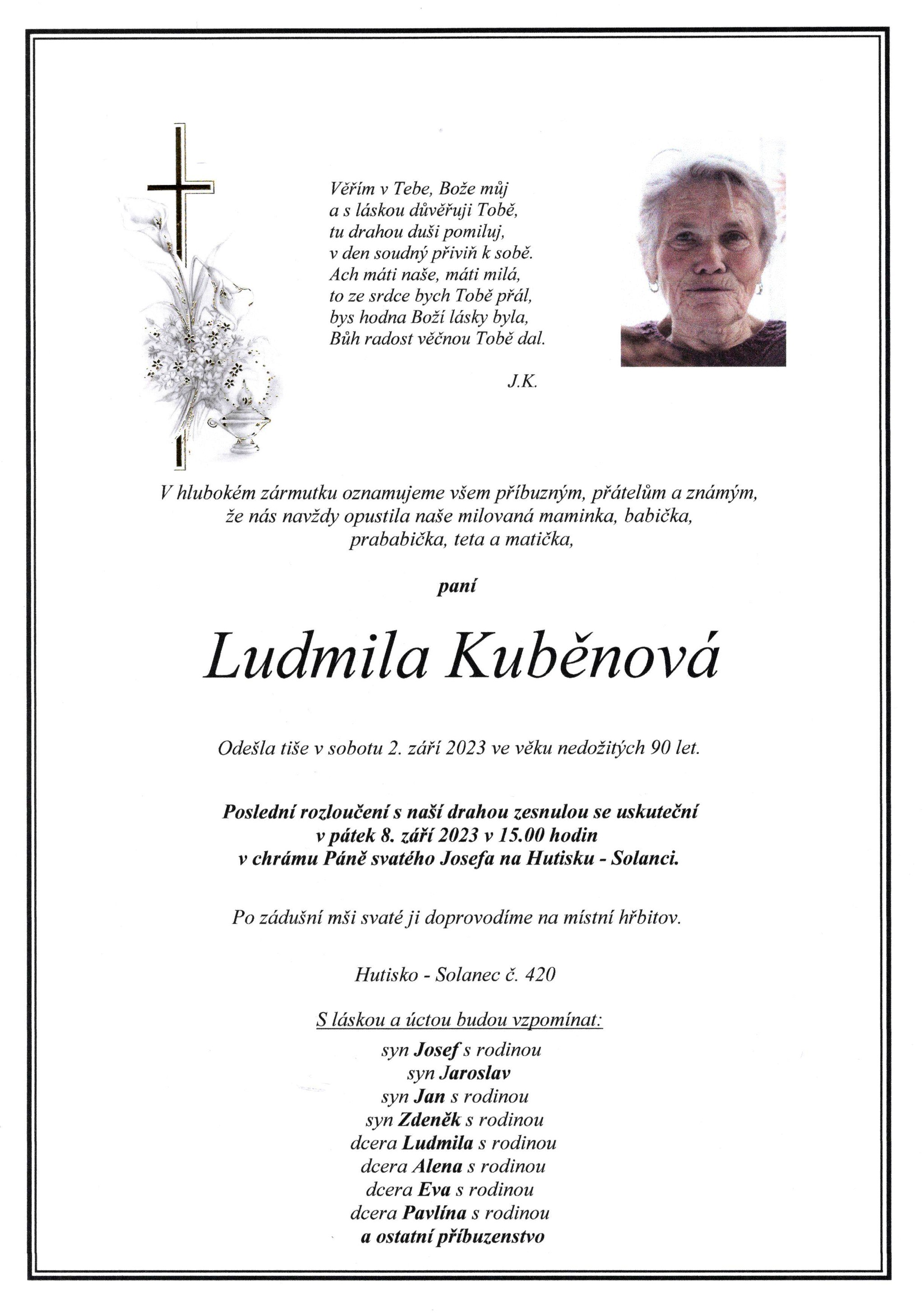 Ludmila Kuběnová