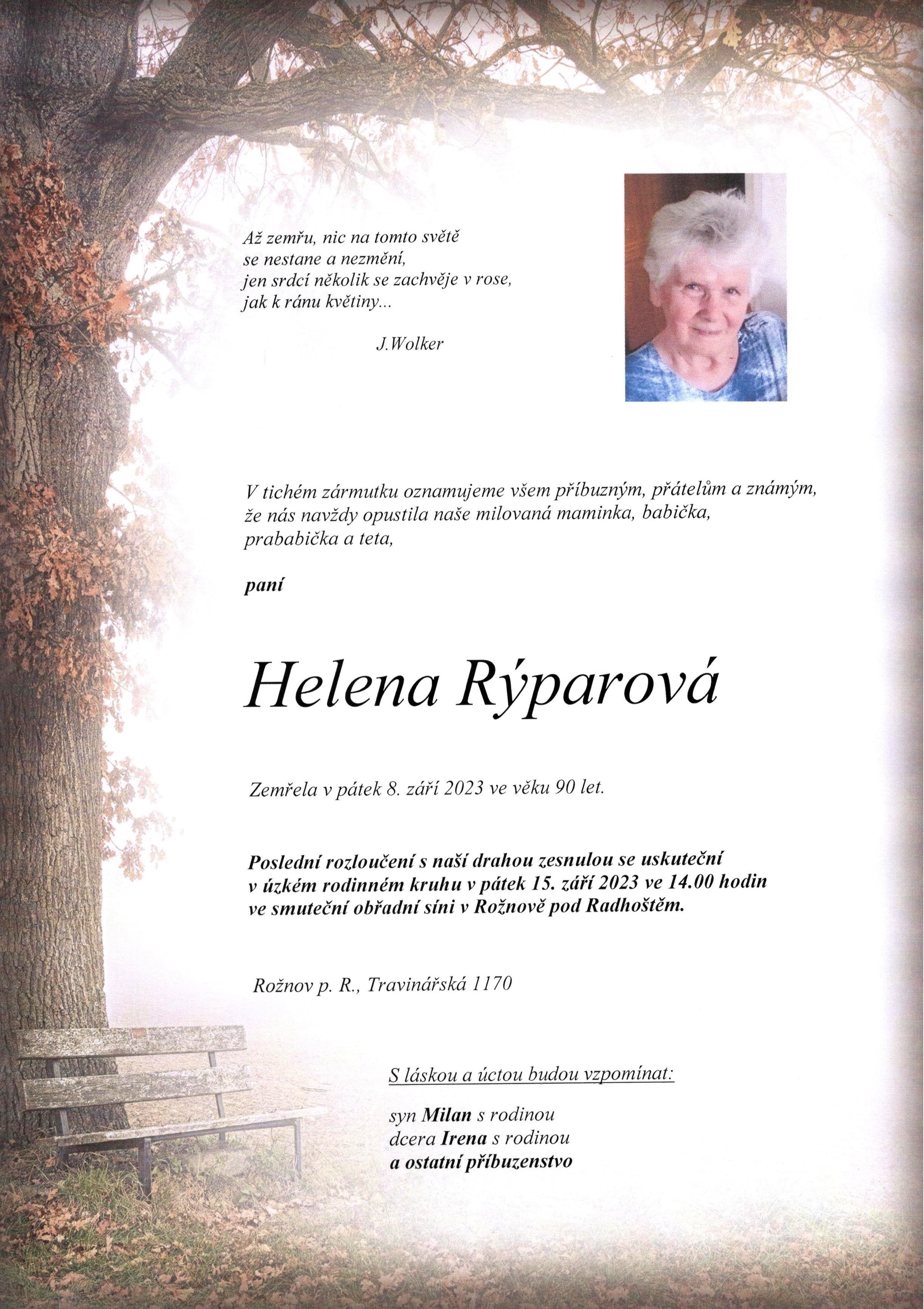Helena Rýparová