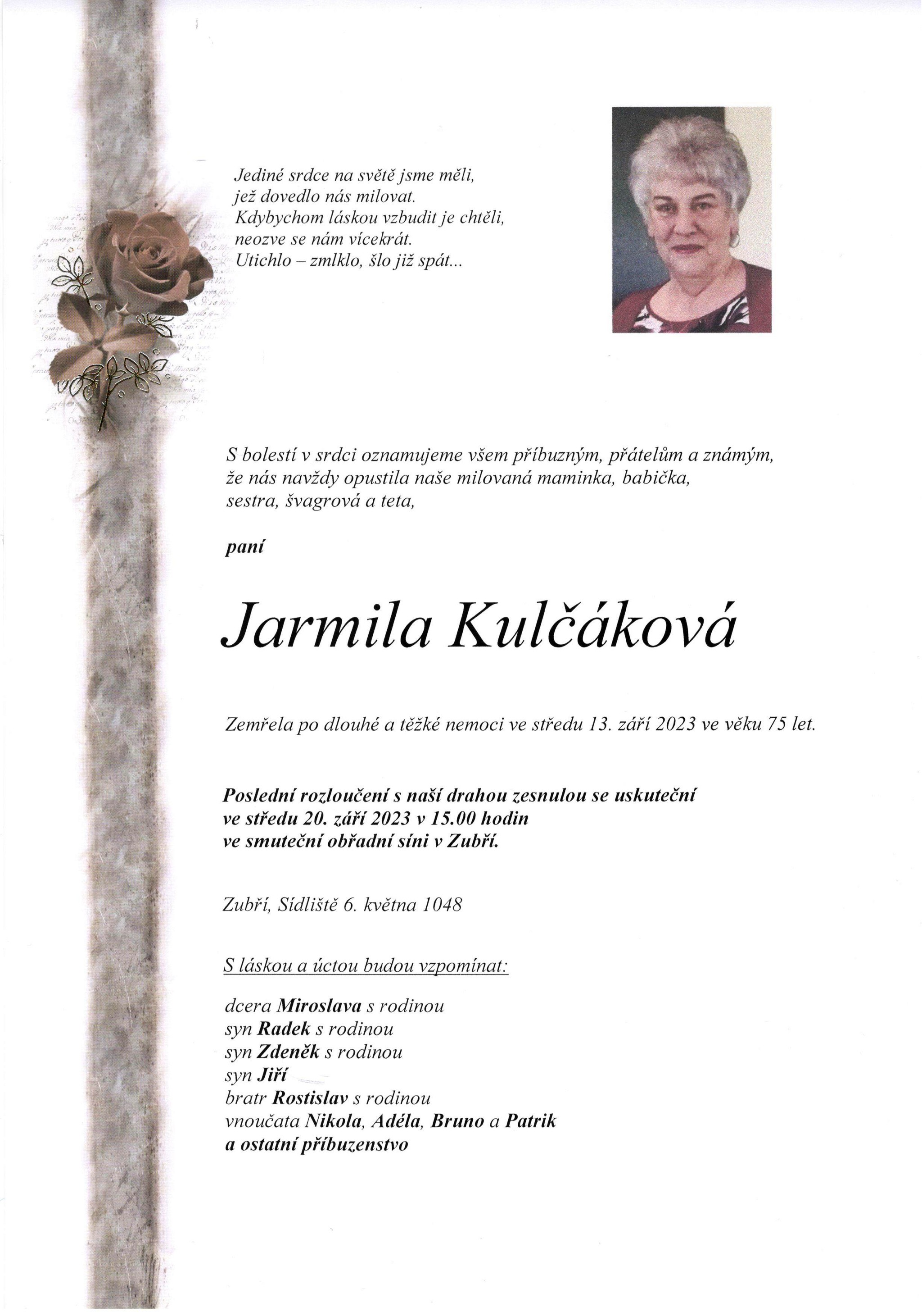 Jarmila Kulčáková