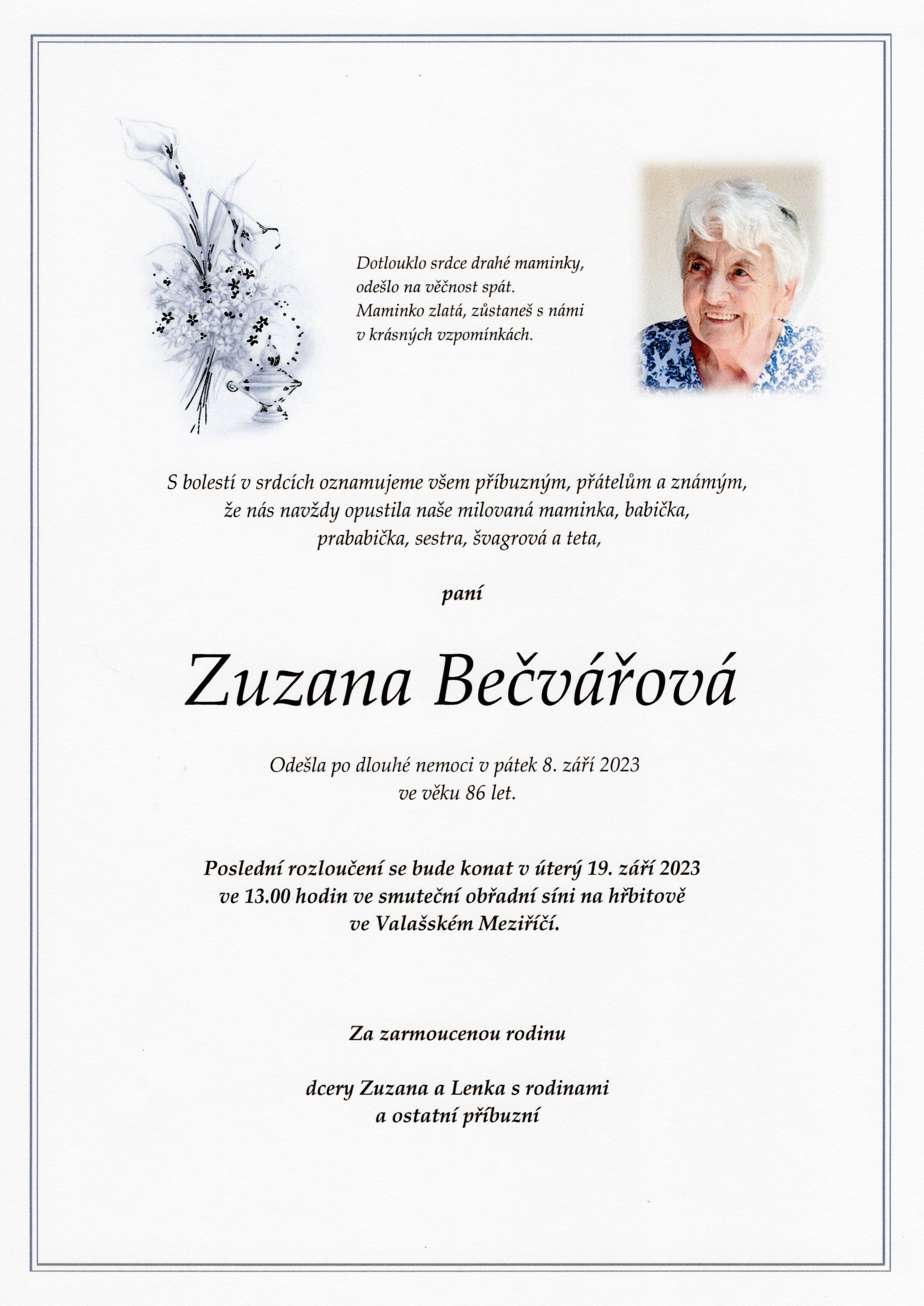 Zuzana Bečvářová