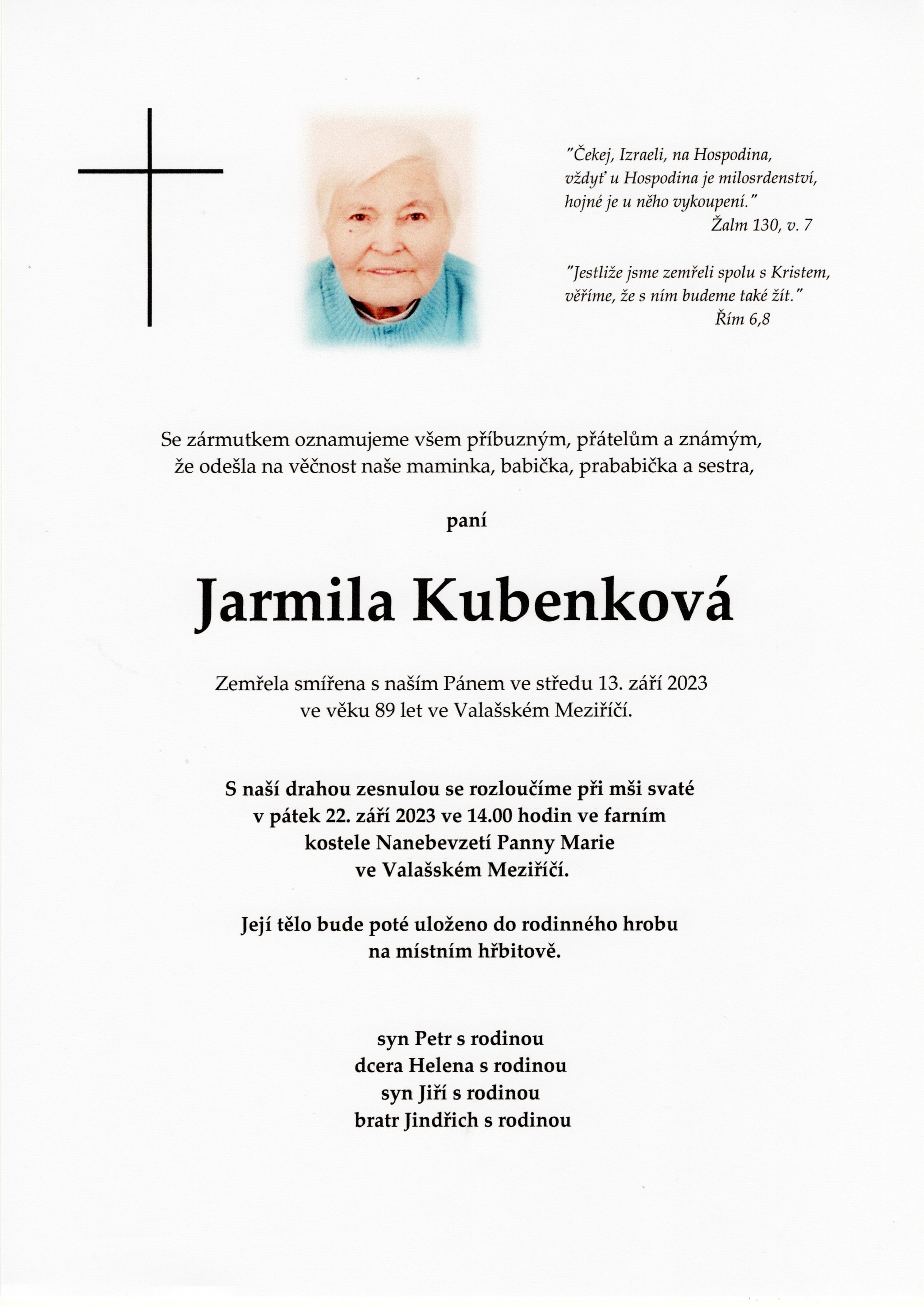 Jarmila Kubenková