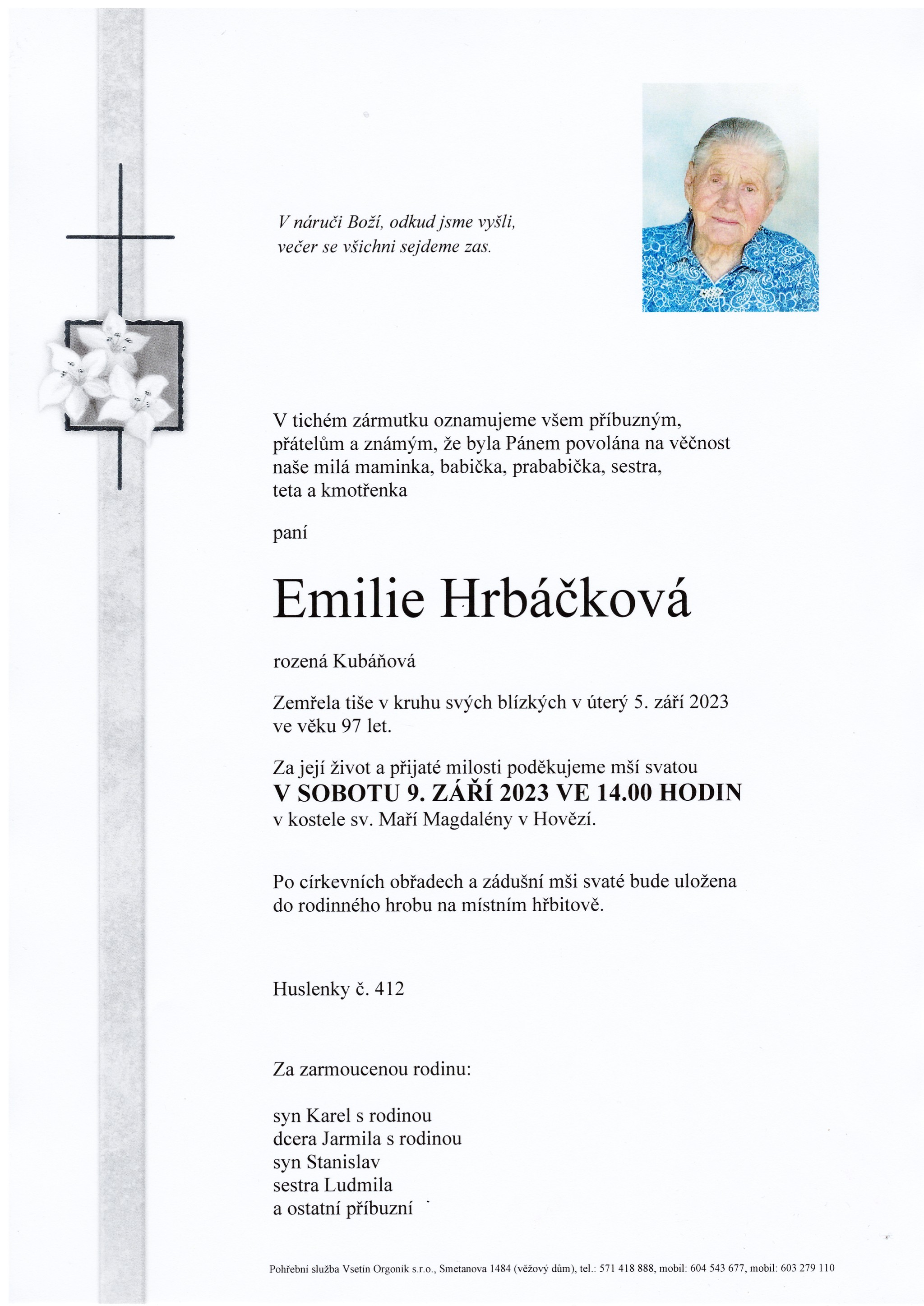 Emilie Hrbáčková