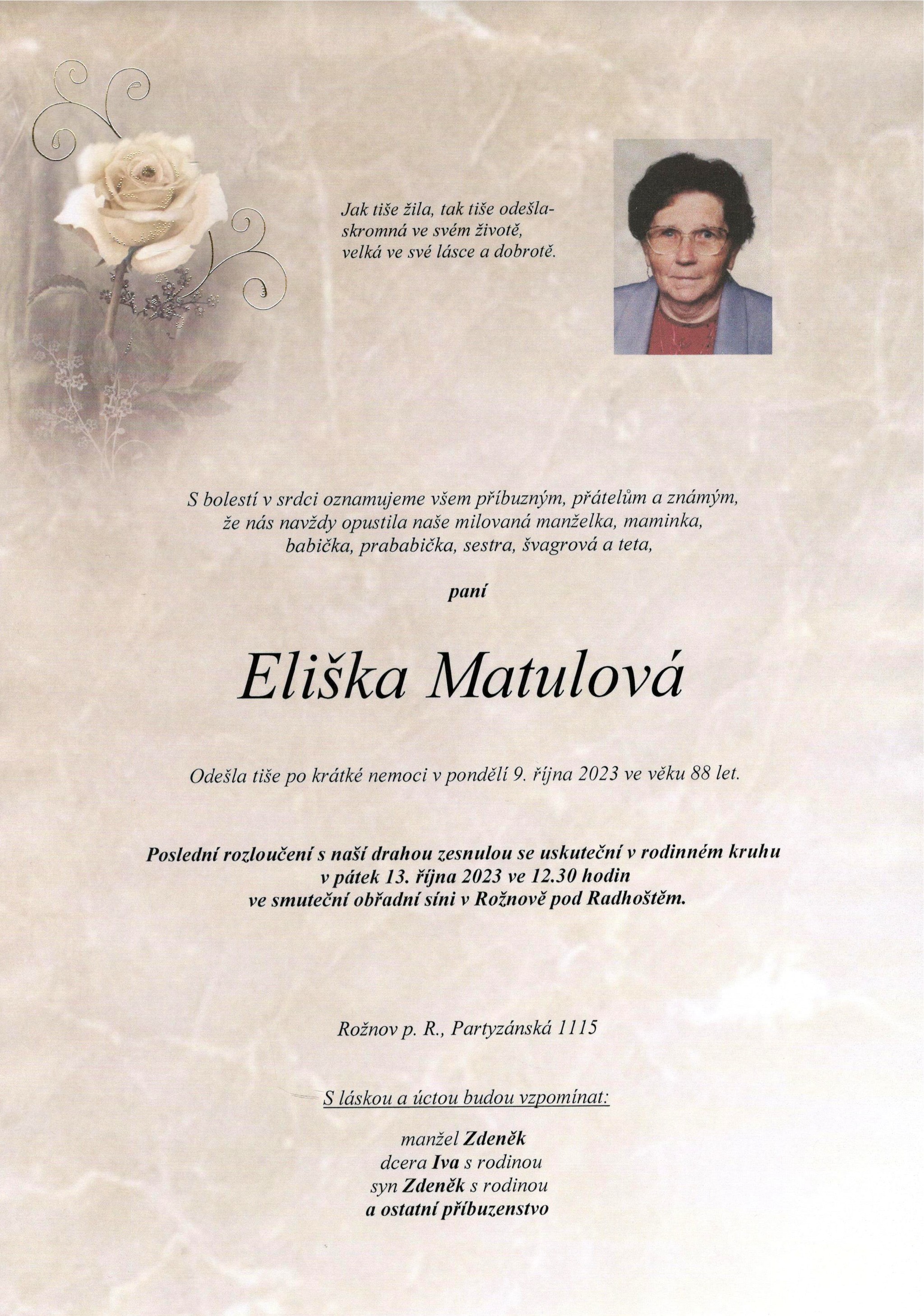 Eliška Matulová