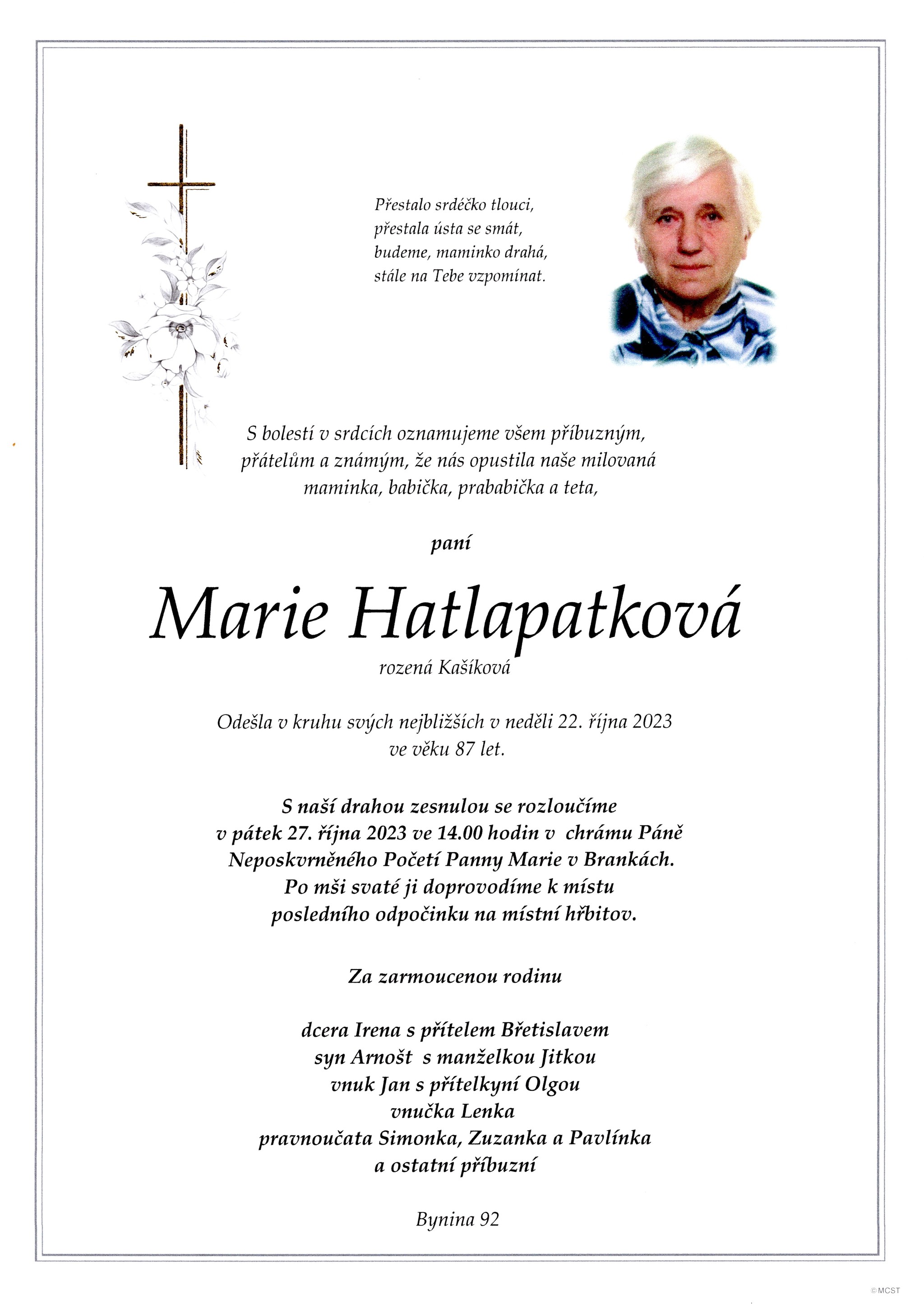 Marie Hatlapatková