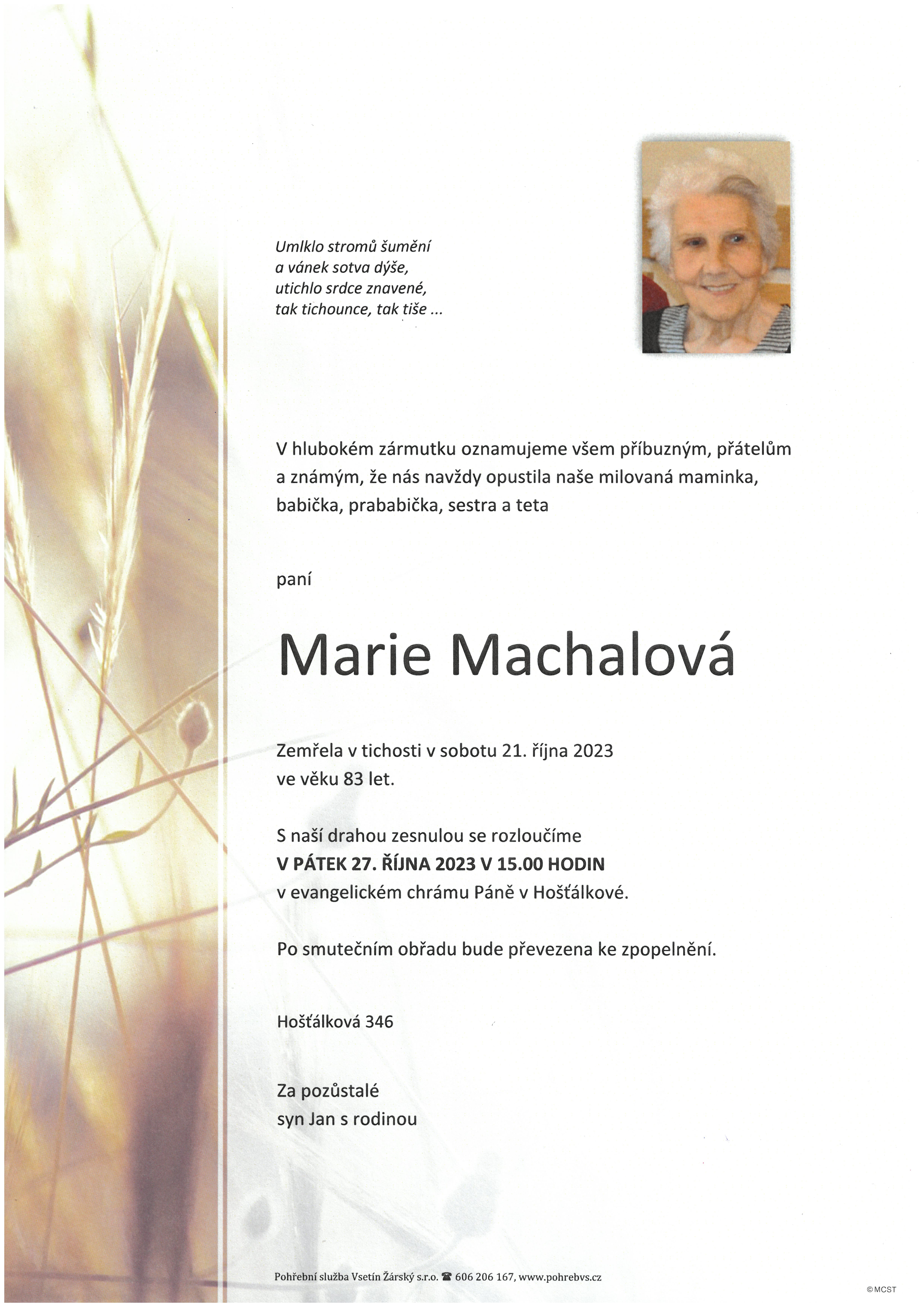 Marie Machalová
