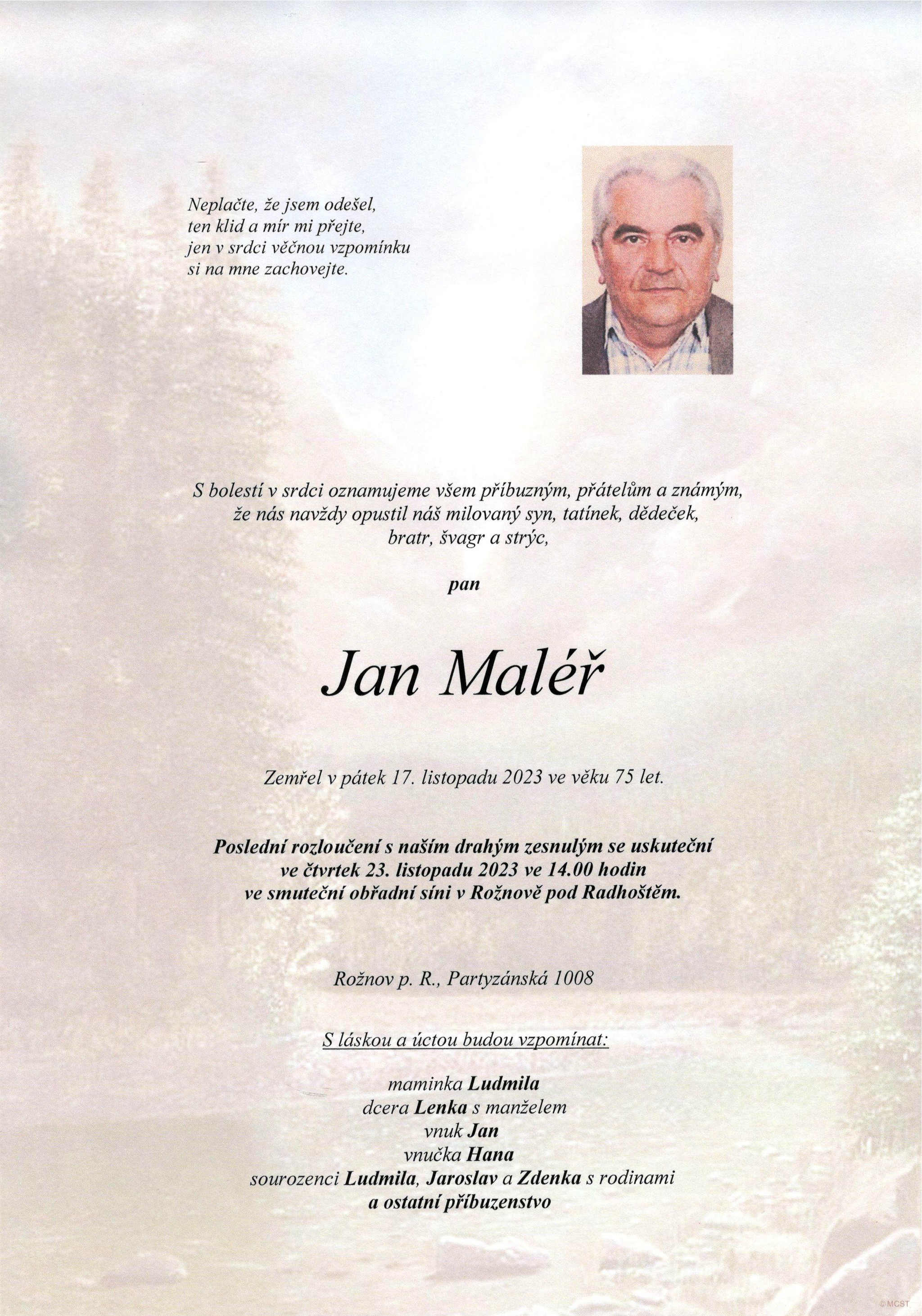 Jan Maléř