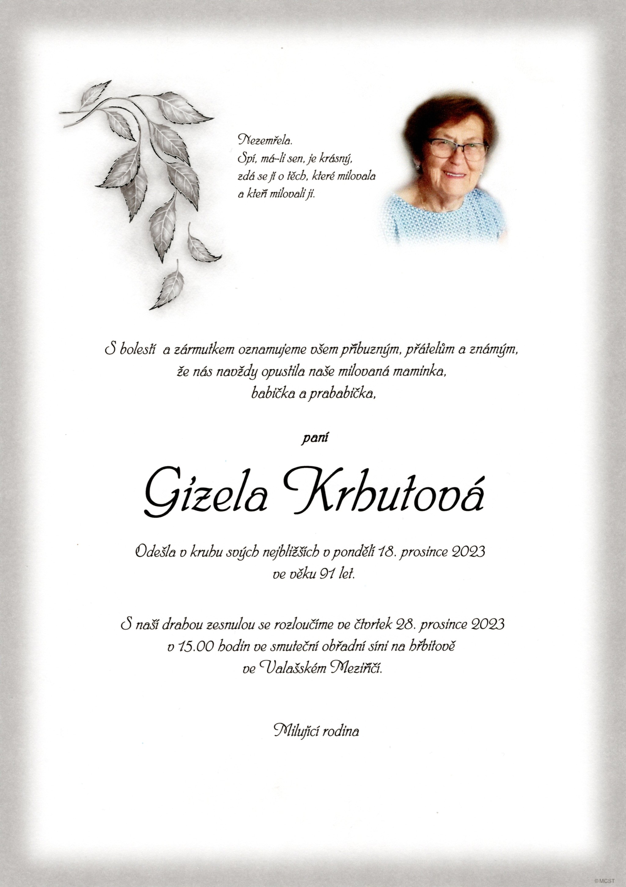 Gizela Krhutová