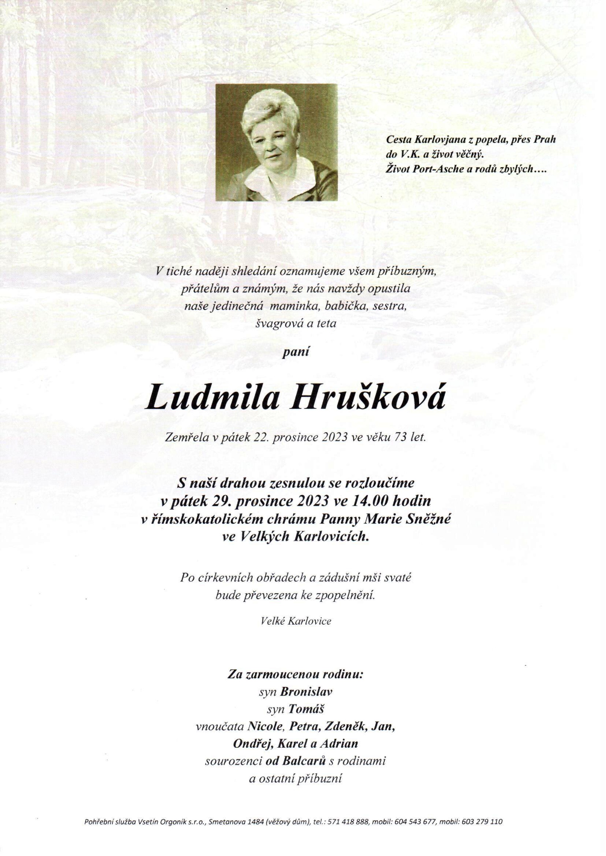 Ludmila Hrušková