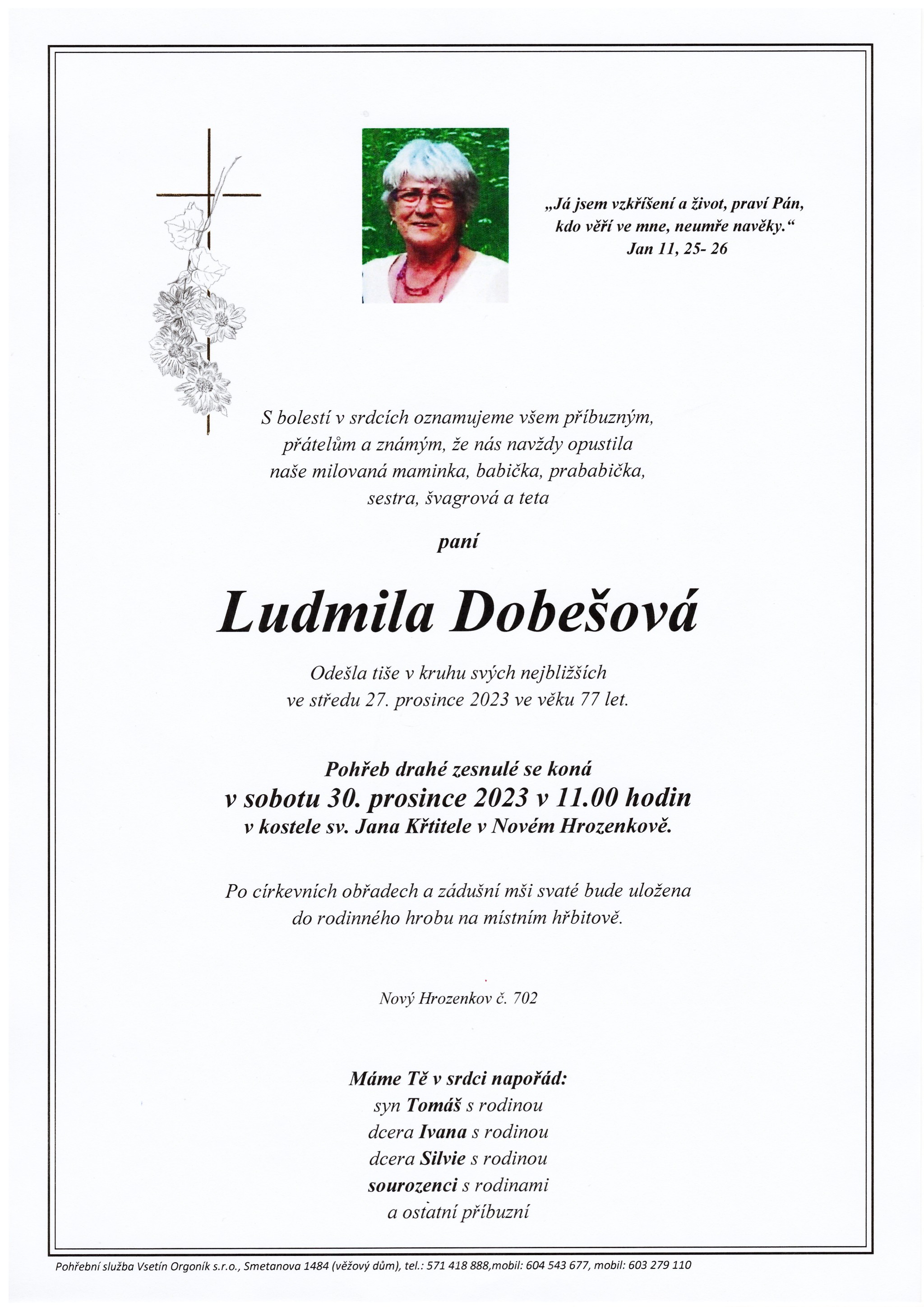Ludmila Dobešová