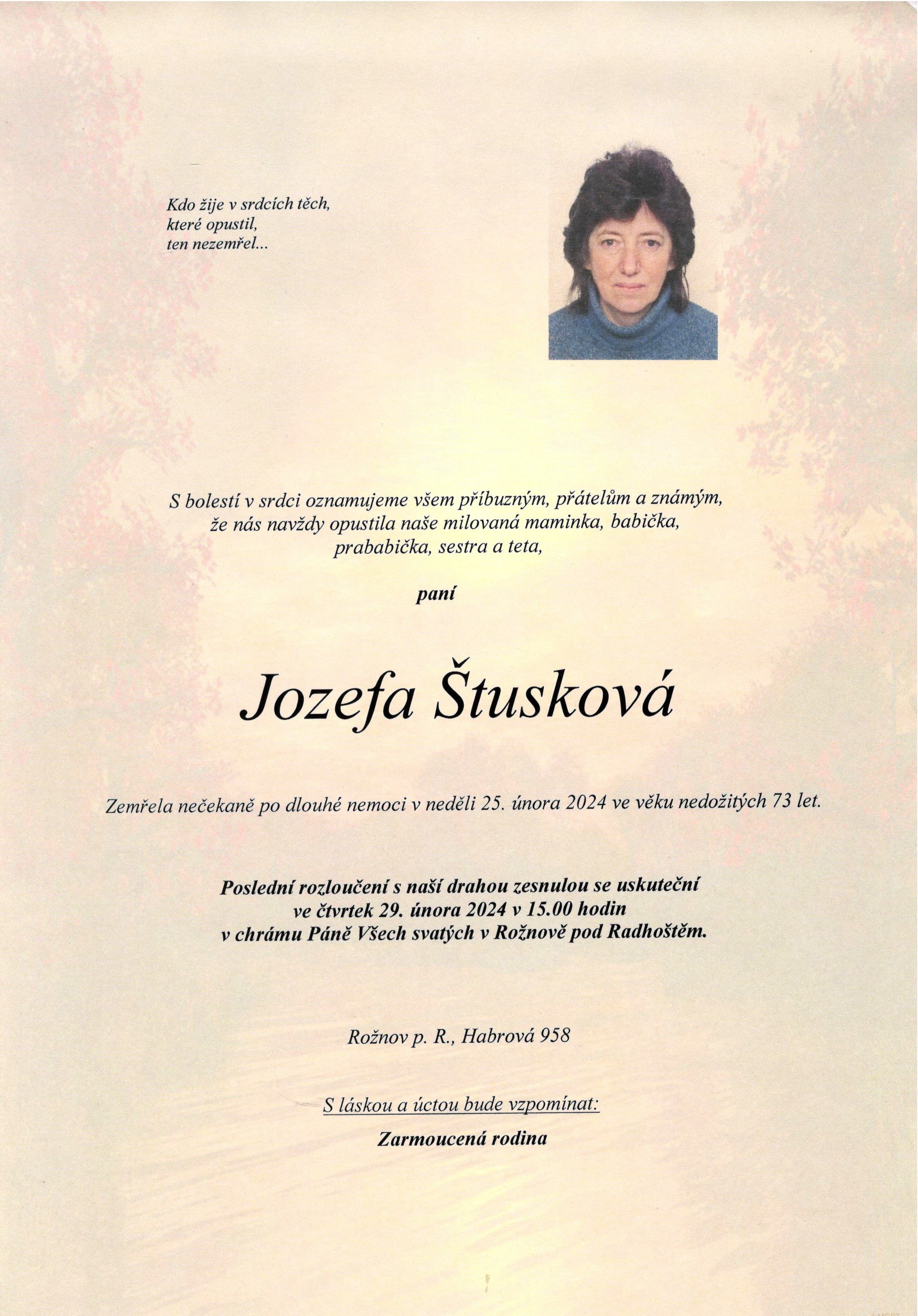 Jozefa Štusková