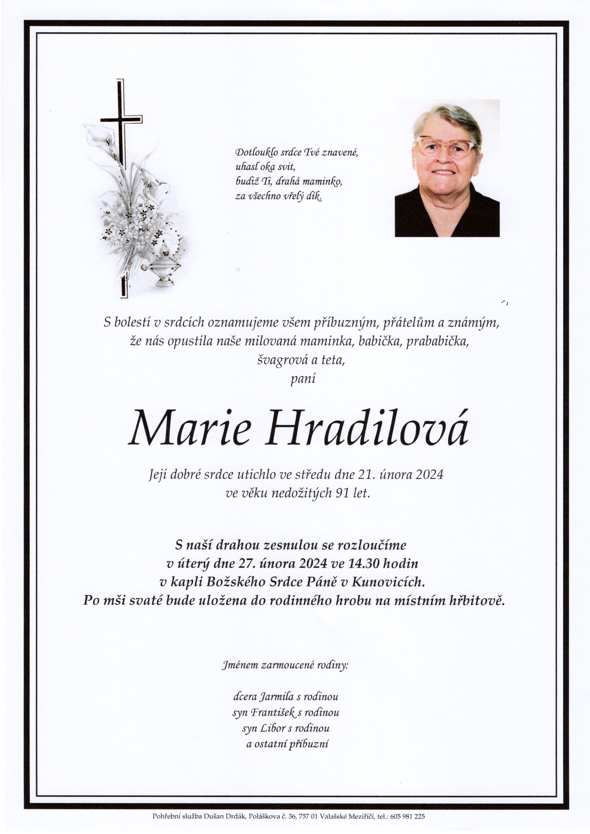Marie Hradilová