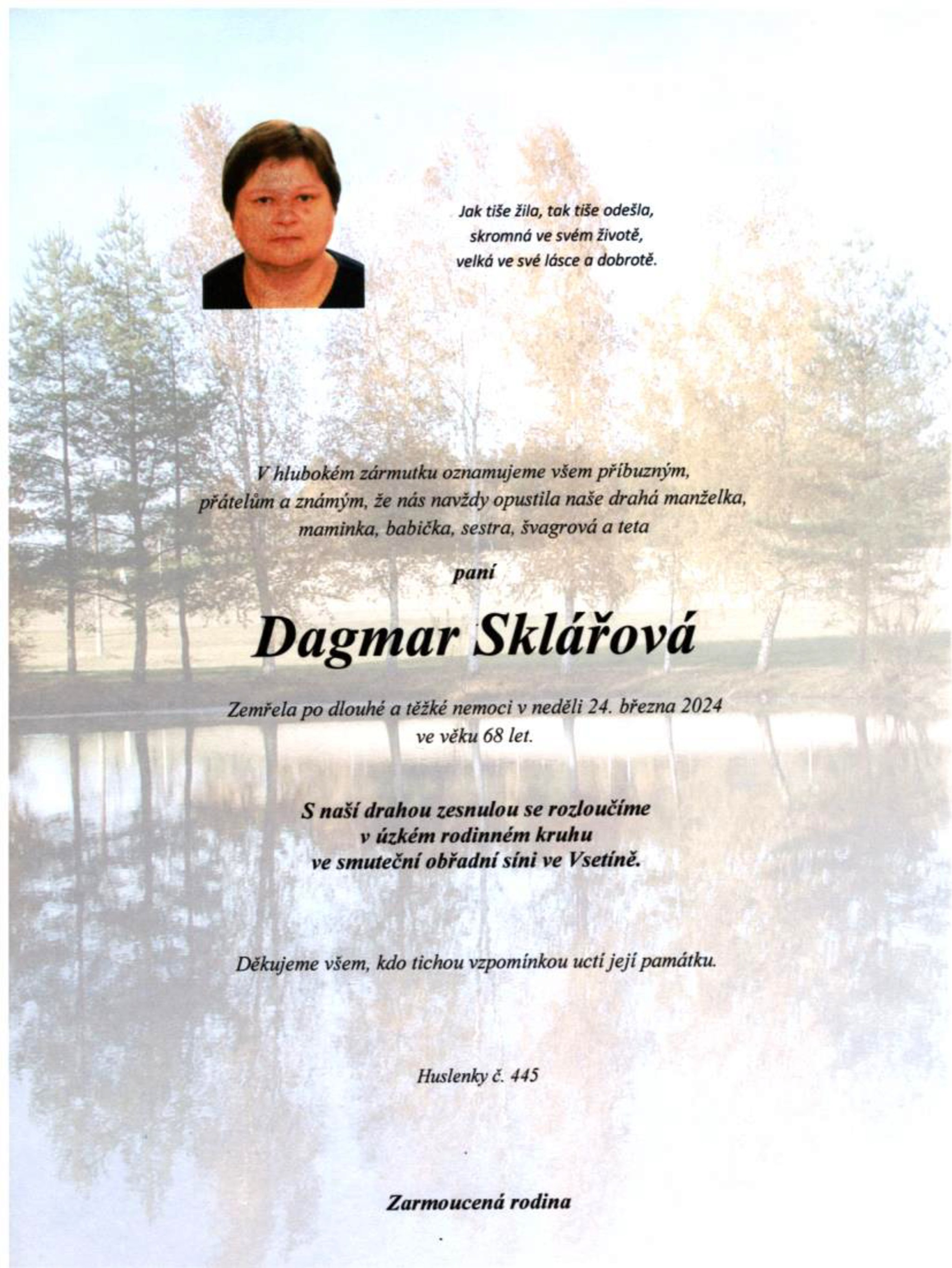 Dagmar Sklářová