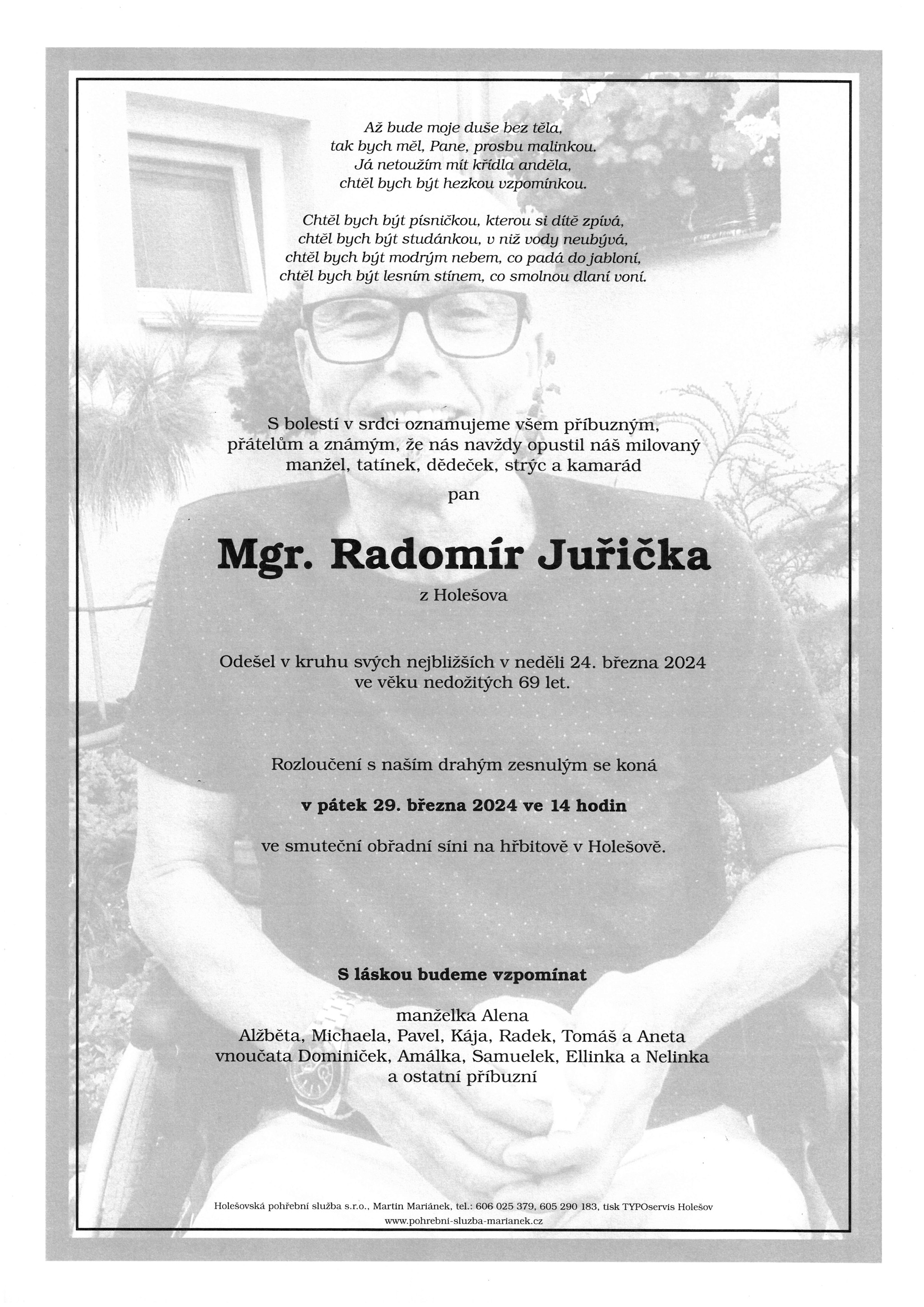 Mgr. Radomír Juřička