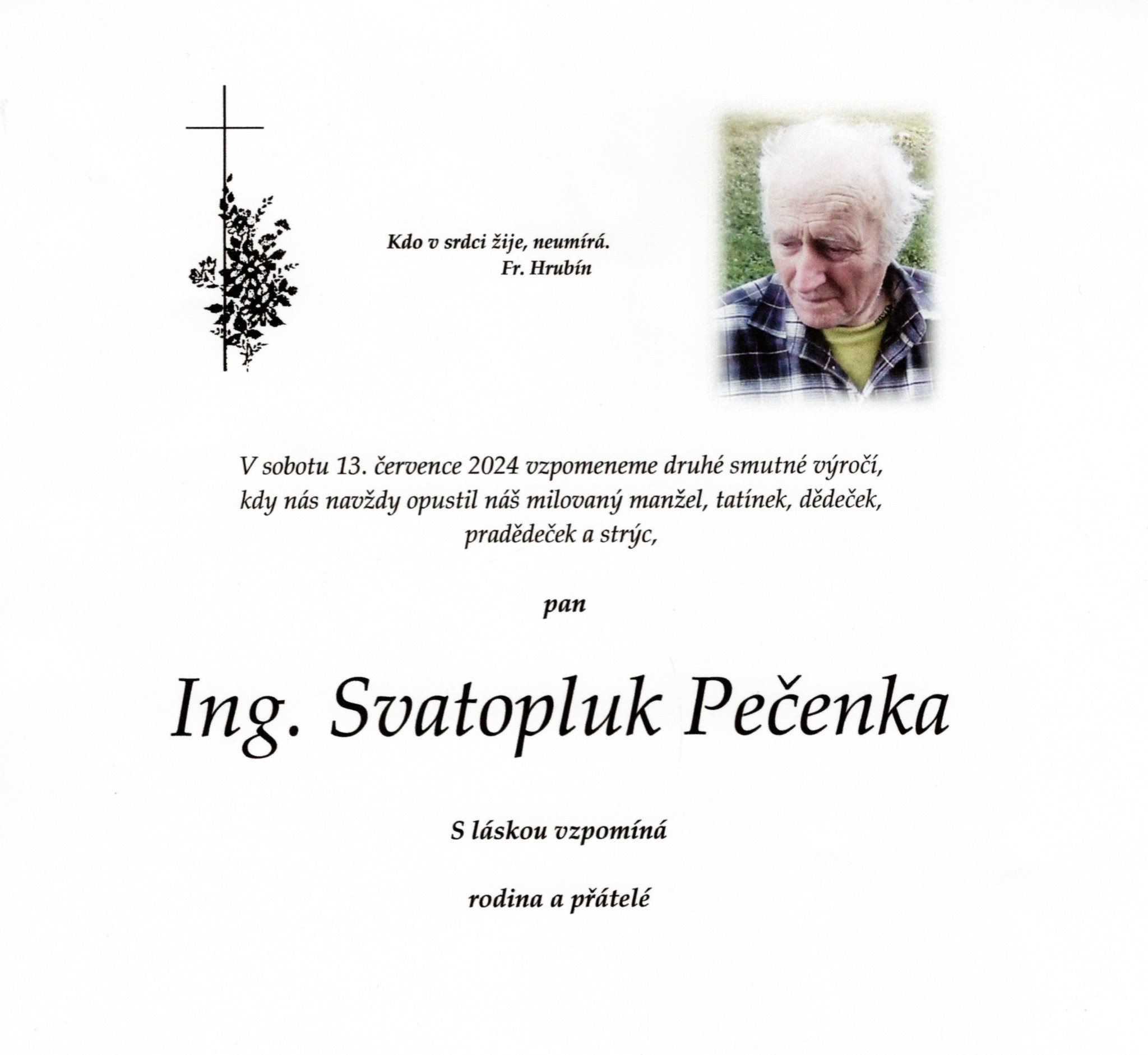 Ing. Svatopluk Pečenka