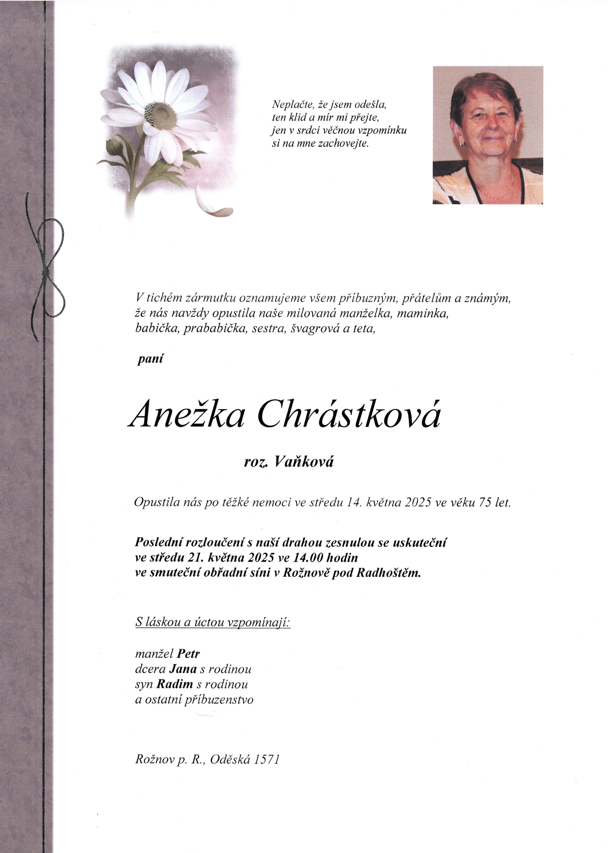 Anežka Chrástková