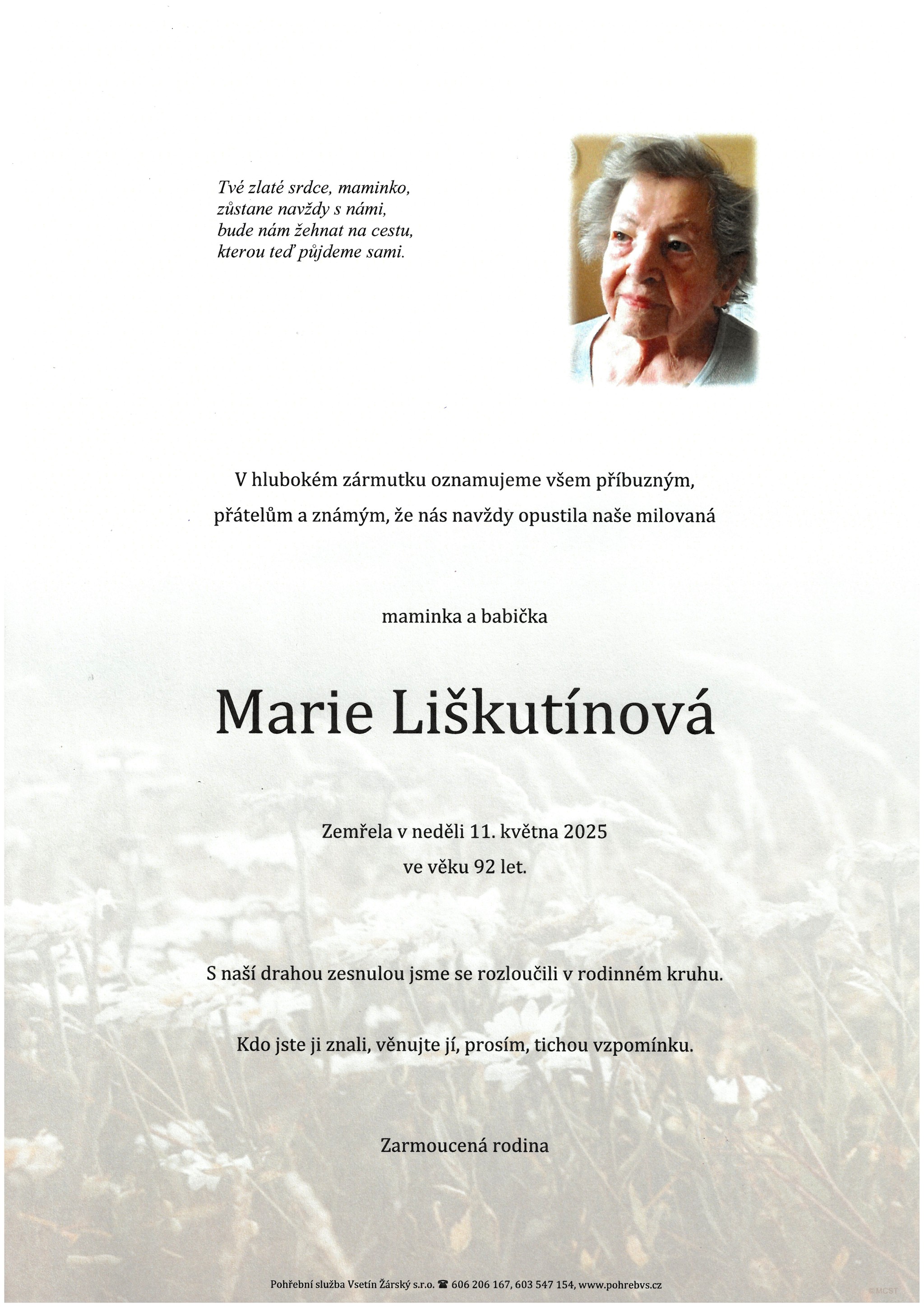 Marie Liškutínová