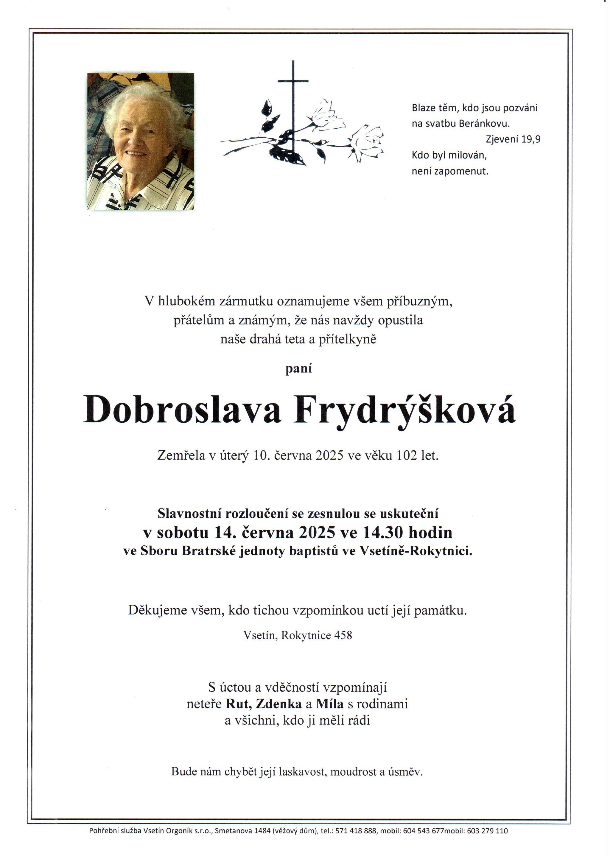 Dobroslava Frydrýšková